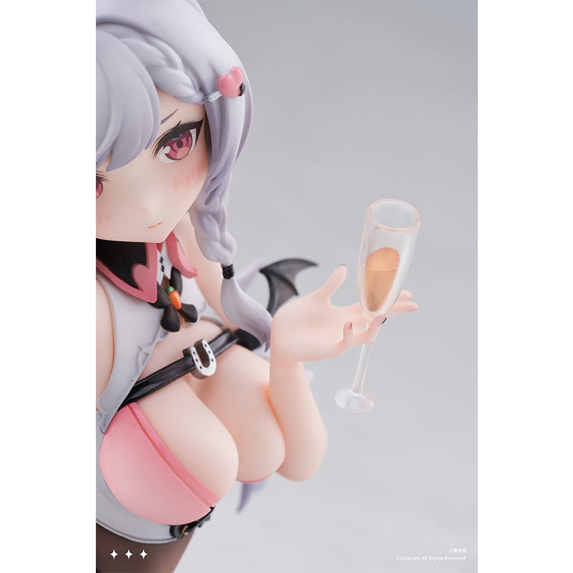 【中古即納】[FIG] 初回生産特典2種付属 葦毛ちゃん(あしげちゃん) ラッキーディーラーver. 1/7 完成品 フィギュア GOODSMILE ONLINE SHOP&一部オンラインストア限定 Solarain(ソラレーン)(20230721)