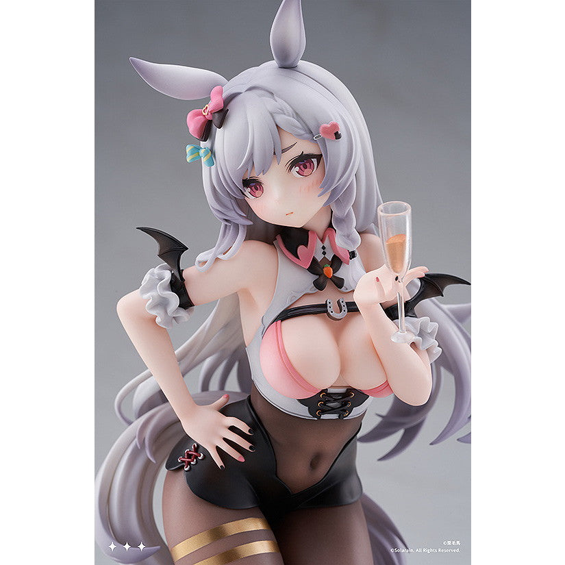 【中古即納】[FIG] 初回生産特典2種付属 葦毛ちゃん(あしげちゃん) ラッキーディーラーver. 1/7 完成品 フィギュア GOODSMILE ONLINE SHOP&一部オンラインストア限定 Solarain(ソラレーン)(20230721)
