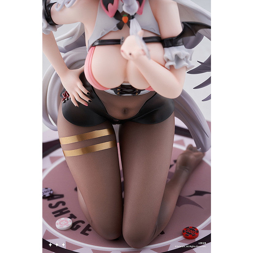 【中古即納】[FIG] 初回生産特典2種付属 葦毛ちゃん(あしげちゃん) ラッキーディーラーver. 1/7 完成品 フィギュア GOODSMILE ONLINE SHOP&一部オンラインストア限定 Solarain(ソラレーン)(20230721)