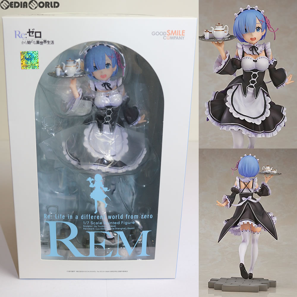 【中古即納】[FIG] レム Re:ゼロから始める異世界生活 1/7 完成品 フィギュア グッドスマイルカンパニー(20180210)