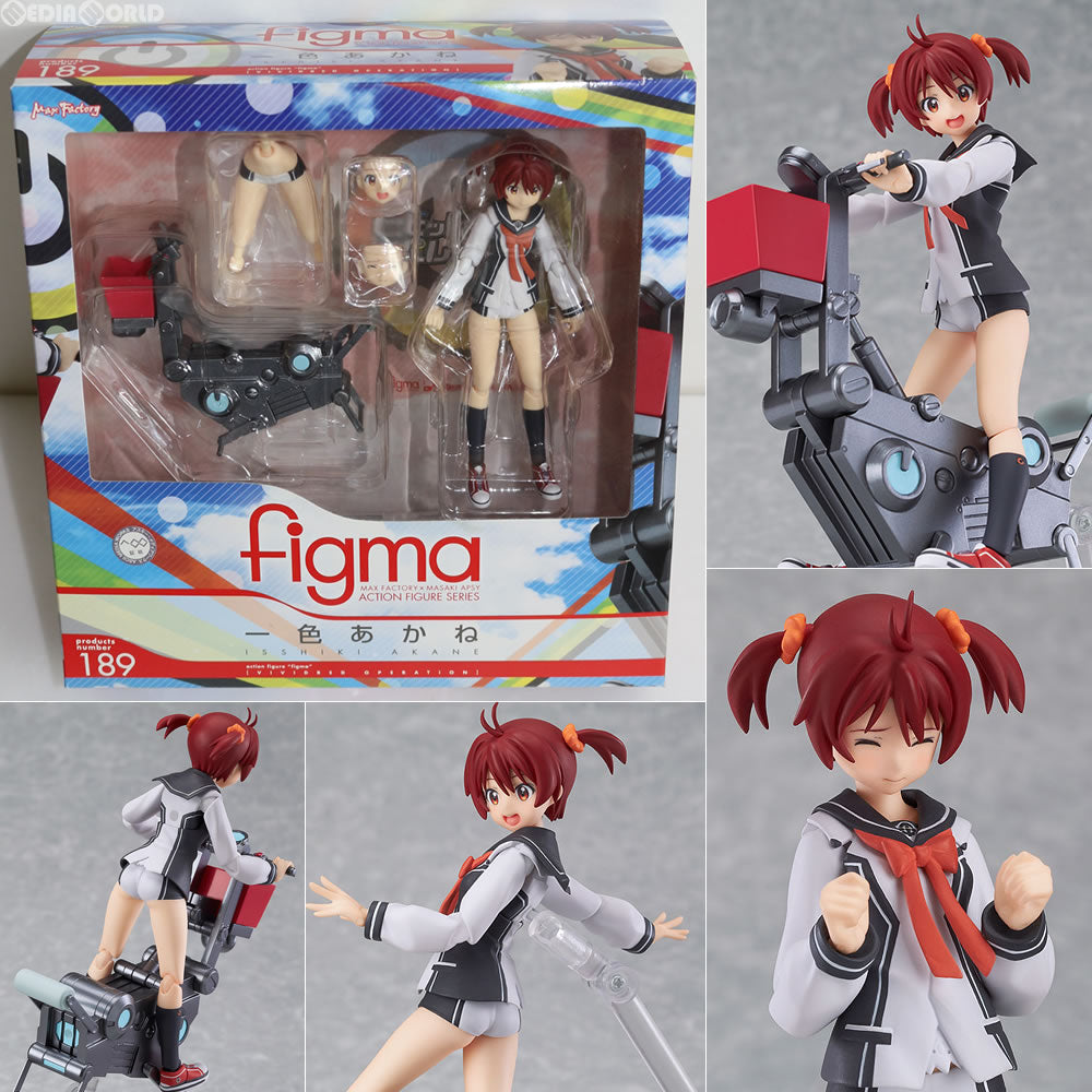 【中古即納】[FIG] figma(フィグマ) 189 一色あかね(いっしきあかね) ビビッドレッド・オペレーション 完成品 可動フィギュア マックスファクトリー(20130824)