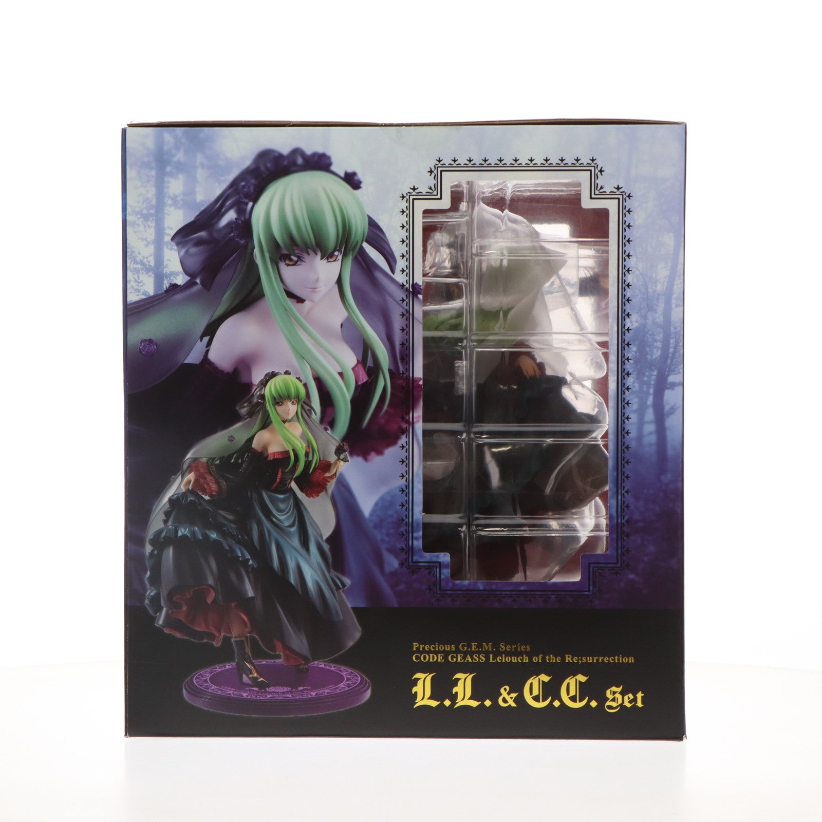 【中古即納】[FIG] 特典設定資料紙2枚付属 Precious G.E.M.シリーズ L.L.&C.C.セット(エルツー&シーツーセット) コードギアス 復活のルルーシュ 完成品 フィギュア 一部店舗&オンラインショップ限定 メガハウス(20200731)