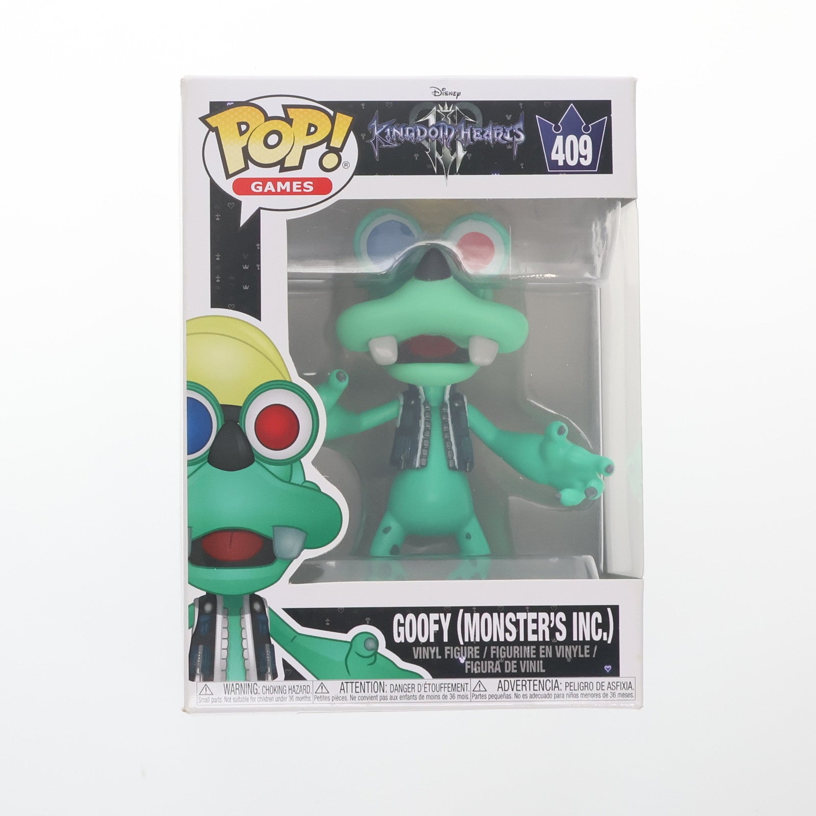 【中古即納】[FIG] POP! GAMES 409 グーフィー(モンスターズ・インク版) KINGDOM HEARTS III(キングダム ハーツ3) 完成品 フィギュア FUNKO(ファンコ)(20190228)