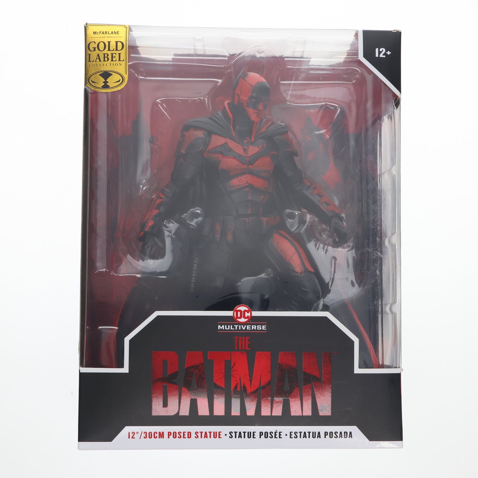【中古即納】[FIG] DCマルチバース バットマン 映画『THE BATMAN-ザ・バットマン-』 12インチ・ポーズドスタチュー 完成品 フィギュア マクファーレントイズ/ホットトイズ(20220310)