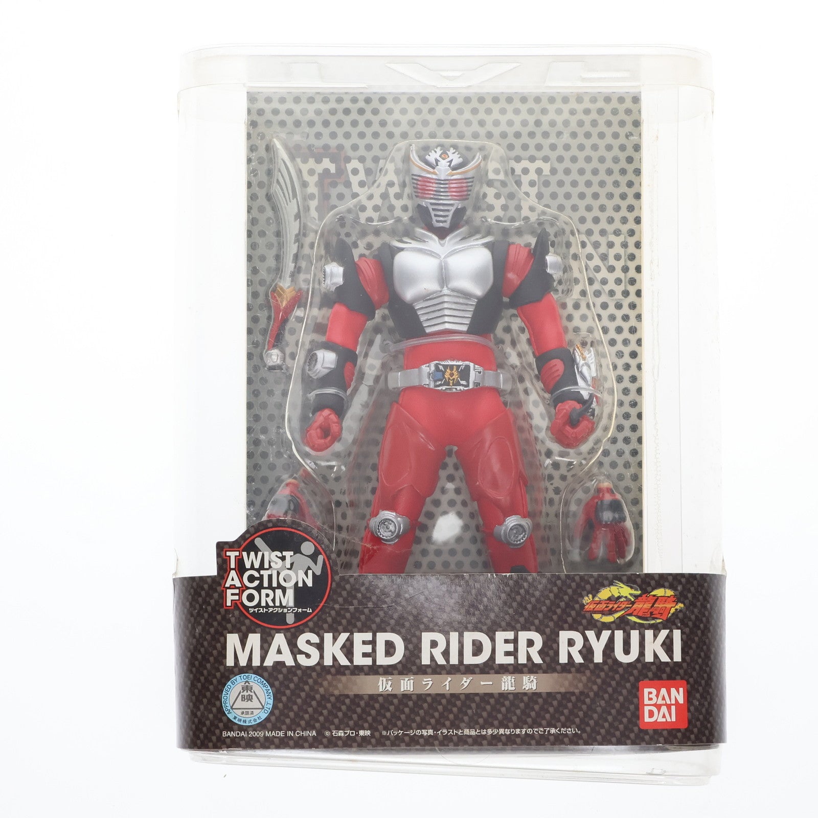 【中古即納】[FIG] TWIST ACTION FORM(ツイストアクションフォーム) 仮面ライダー龍騎 完成品 可動フィギュア バンダイ(20090328)