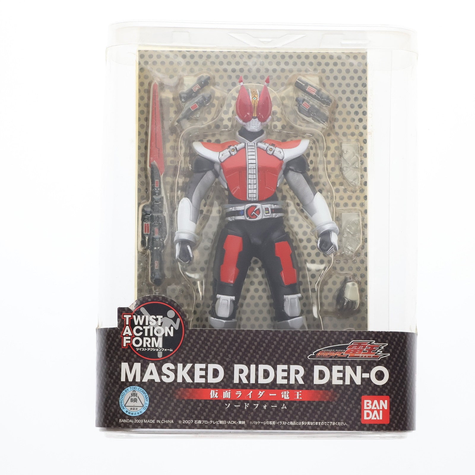 【中古即納】[FIG] TWIST ACTION FORM(ツイストアクションフォーム) 仮面ライダー電王 ソードフォーム 完成品 可動フィギュア バンダイ(20090321)