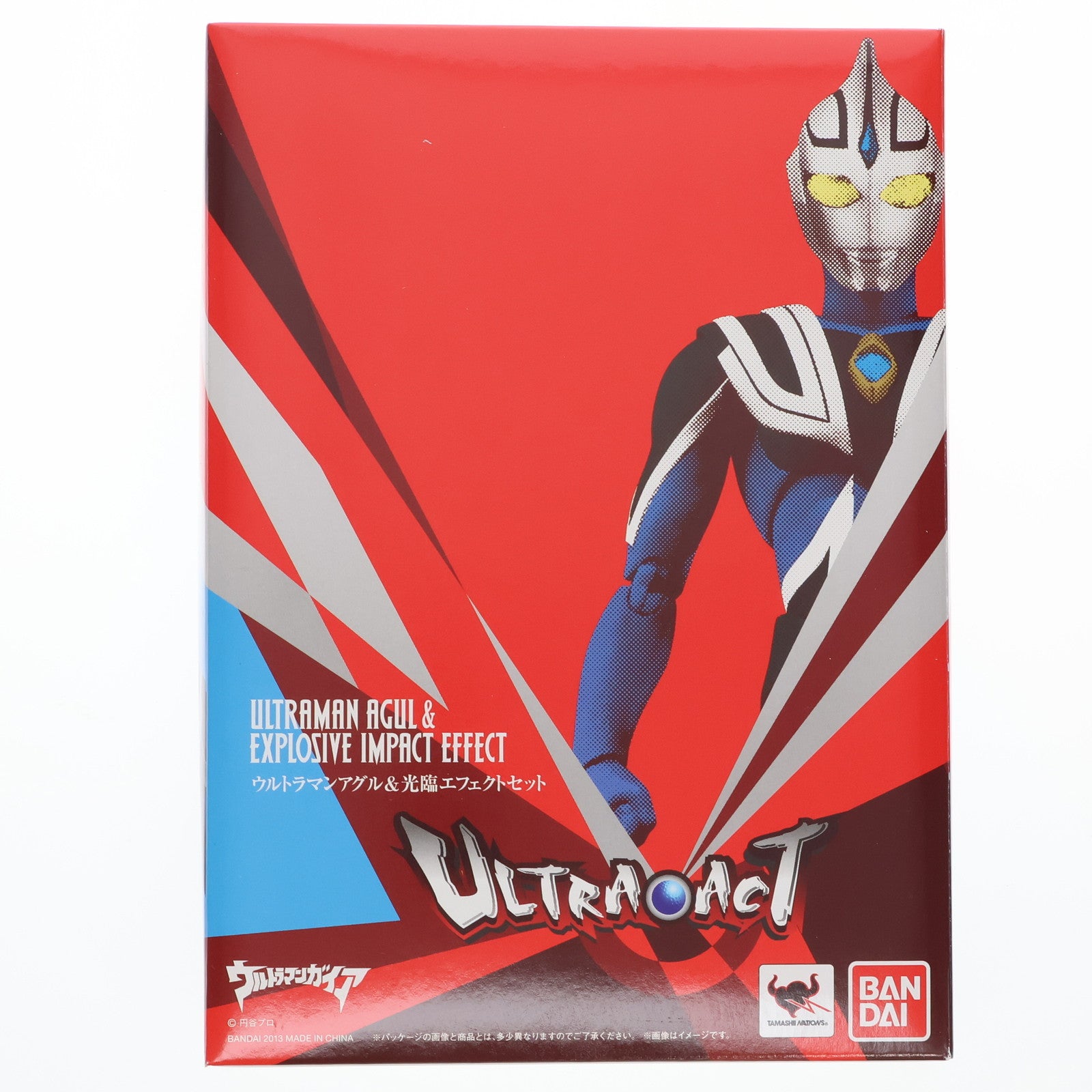 【中古即納】[FIG] 魂ウェブ商店限定 ULTRA-ACT(ウルトラアクト) ウルトラマンアグル&光臨エフェクトセット ウルトラマンガイア 完成品 可動フィギュア バンダイ(20130225)