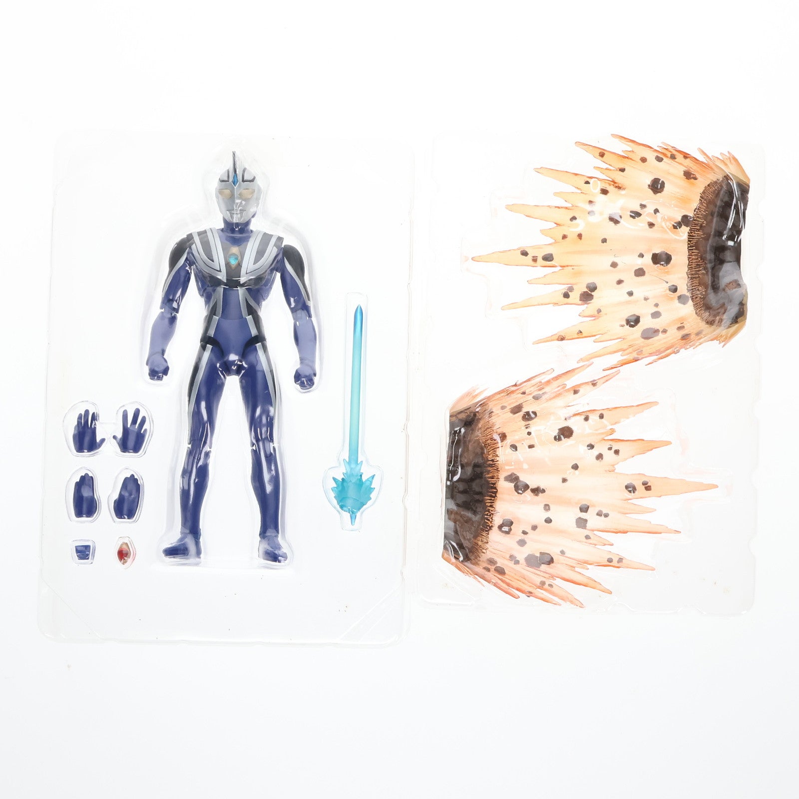 【中古即納】[FIG] 魂ウェブ商店限定 ULTRA-ACT(ウルトラアクト) ウルトラマンアグル&光臨エフェクトセット ウルトラマンガイア 完成品 可動フィギュア バンダイ(20130225)