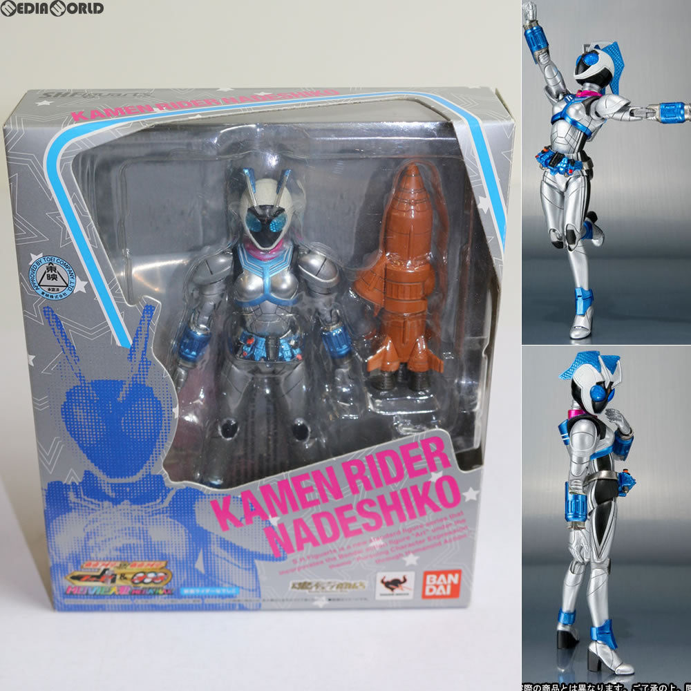 【中古即納】[FIG] 魂ウェブ商店限定 S.H.Figuarts(フィギュアーツ) 仮面ライダーなでしこ 仮面ライダー×仮面ライダー フォーゼ&オーズ MOVIE大戦MEGA MAX 完成品 可動フィギュア バンダイ(20120630)