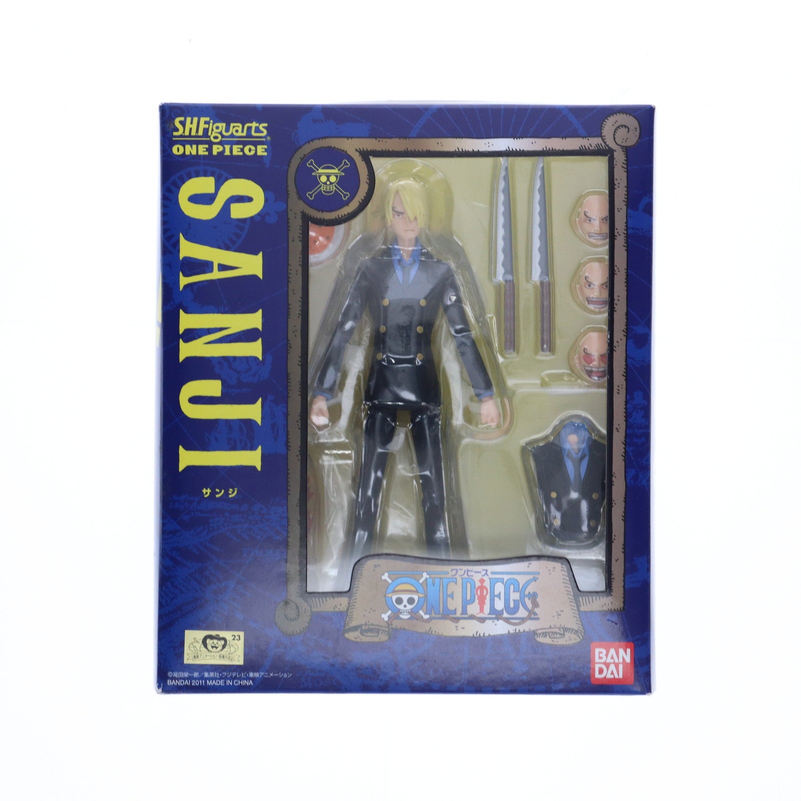 【中古即納】[FIG] S.H.Figuarts(フィギュアーツ) サンジ ONE PIECE(ワンピース) 完成品 可動フィギュア バンダイ(20110521)