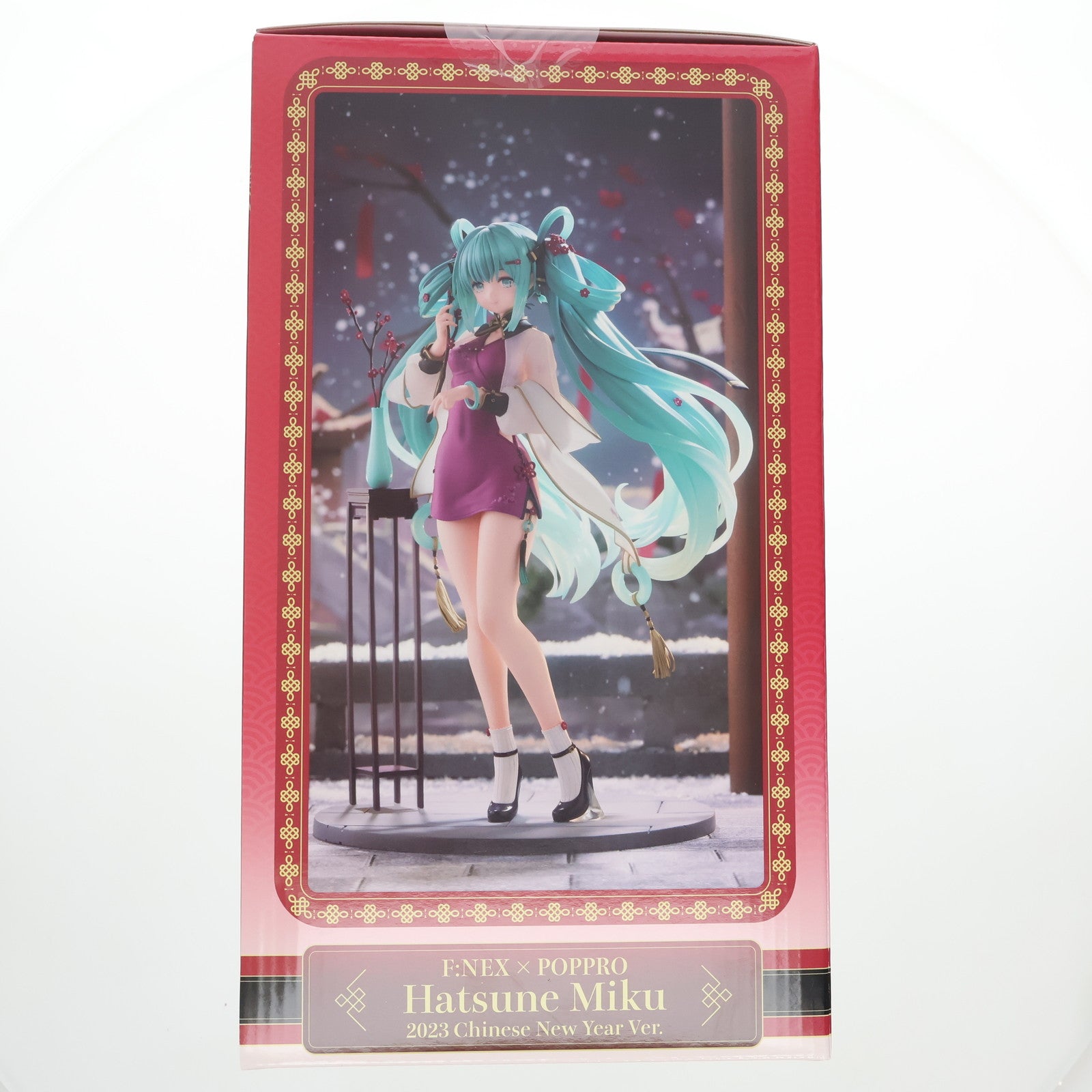 【中古即納】[FIG] F:NEX限定 初音ミク 2023春節Ver. キャラクター・ボーカル・シリーズ01 初音ミク 1/7 完成品 フィギュア(AMU-FNX923) フリュー(20240731)