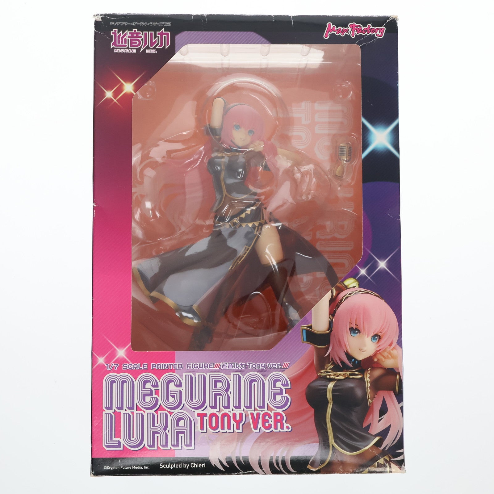 【中古即納】[FIG] 巡音ルカ(めぐりねるか) Tony ver. キャラクター・ボーカル・シリーズ03 巡音ルカ 1/7 完成品 フィギュア マックスファクトリー(20120801)