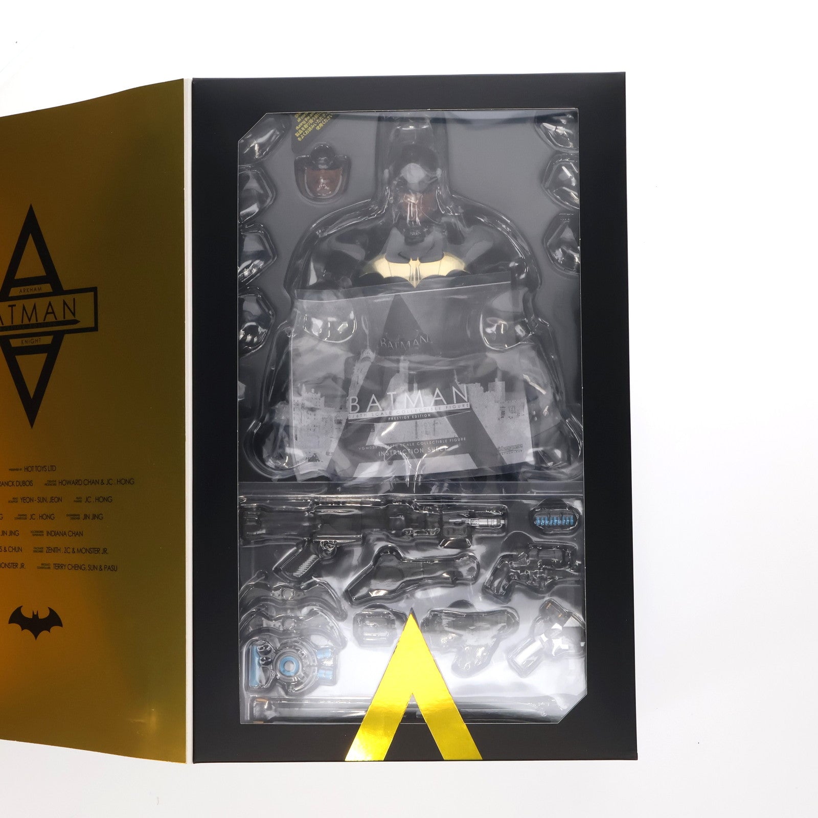 【中古即納】[FIG] DCオールスターズ限定 ビデオゲーム・マスターピース バットマン(プレステージ・スーツ版) バットマン:アーカム・ナイト 1/6 完成品 アクションフィギュア(VGM37) ホットトイズ(20200314)