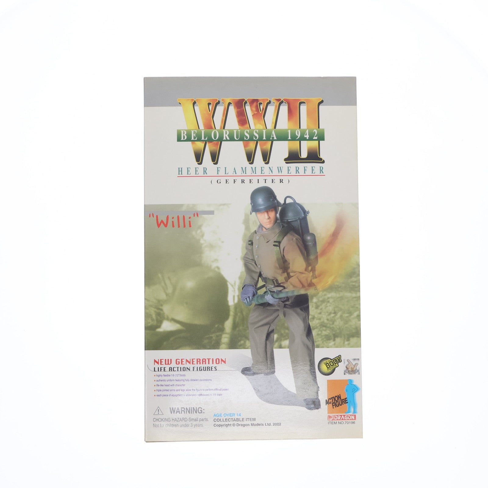 【中古即納】[FIG] WWII Willi Rauch Heer Flammenwerfer Belorussia 1942(Gefreiter) 1/6 完成品 可動フィギュア(70196) DRAGON(ドラゴン)(20021231)