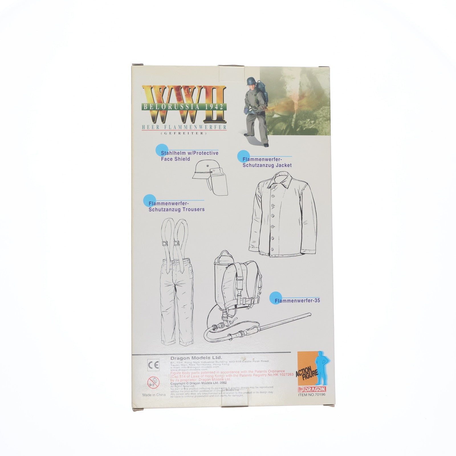 【中古即納】[FIG] WWII Willi Rauch Heer Flammenwerfer Belorussia 1942(Gefreiter) 1/6 完成品 可動フィギュア(70196) DRAGON(ドラゴン)(20021231)