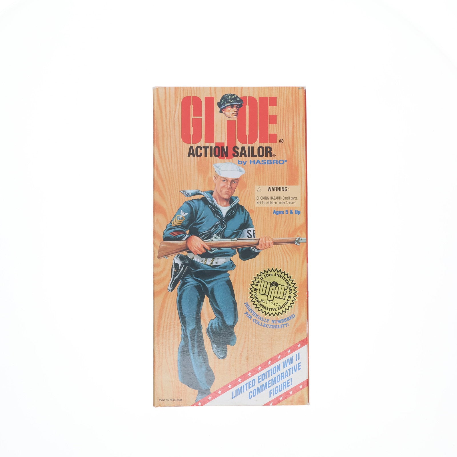 【中古即納】[FIG] G.I. JOE(G.I.ジョー) Action Sailor WWII 50th Anniversary 完成品 12インチ アクションフィギュア(27617) ハズブロ(19951231)