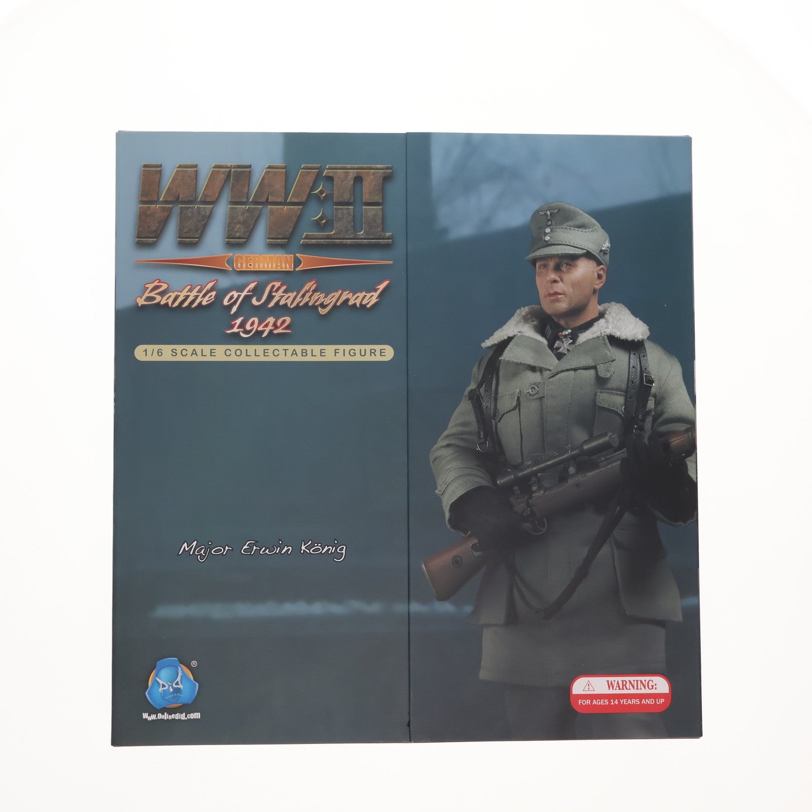 【中古即納】[FIG] WWII GERMAN Battle of Stalingrad 1942 Major Erwin Konig -スターリングラード攻防戦 ドイツ軍 狙撃兵 エルヴィン・ケーニッヒ少佐- 1/6 完成品 可動フィギュア(D80071) DIDコーポレーション(20100430)