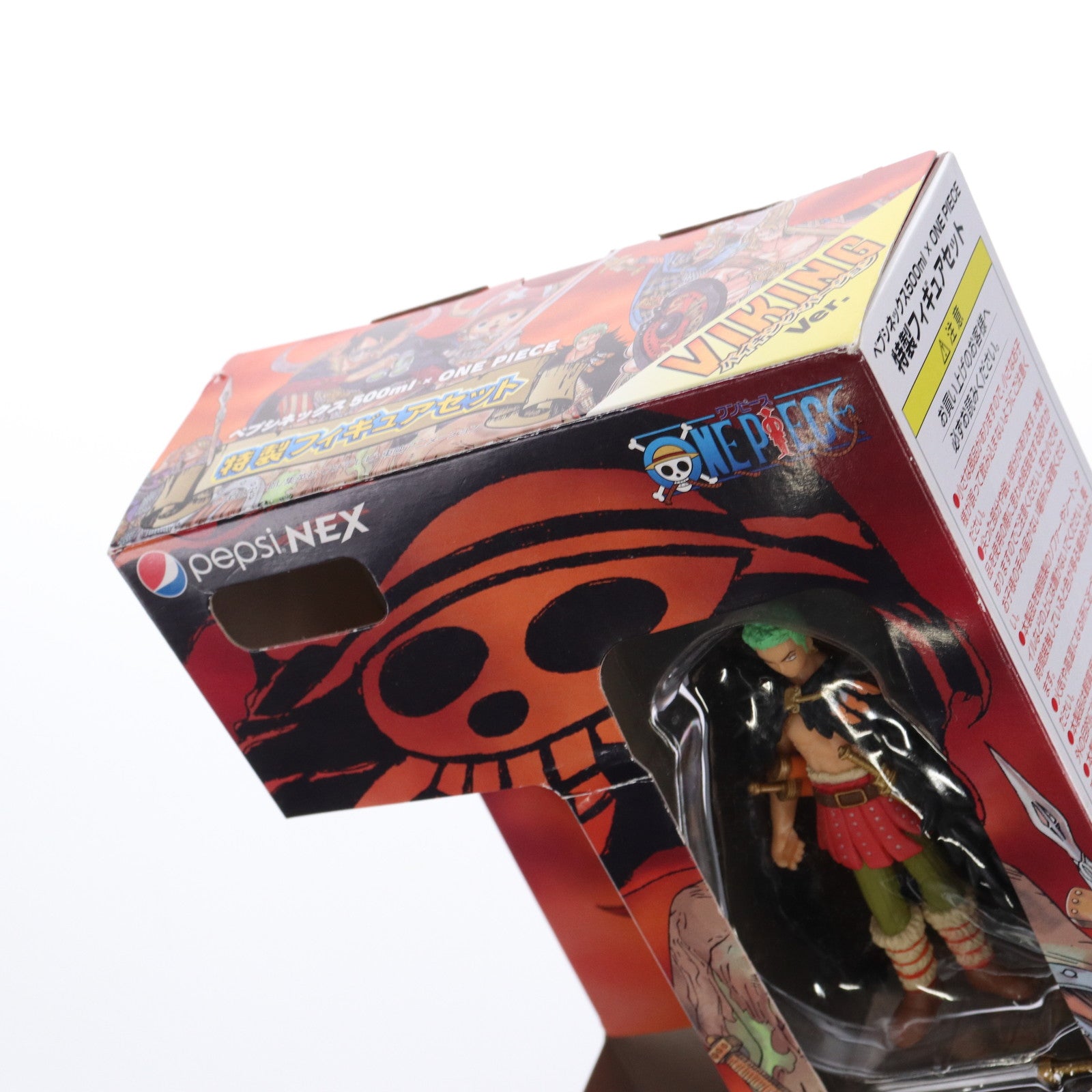 【中古即納】[FIG] (フィギュア単品) コンビニ限定 ロロノア・ゾロ PEPSI NEX 500ml×ワンピース 特製フィギュアセット バイキングバージョン 完成品 フィギュア サントリー(20101231)