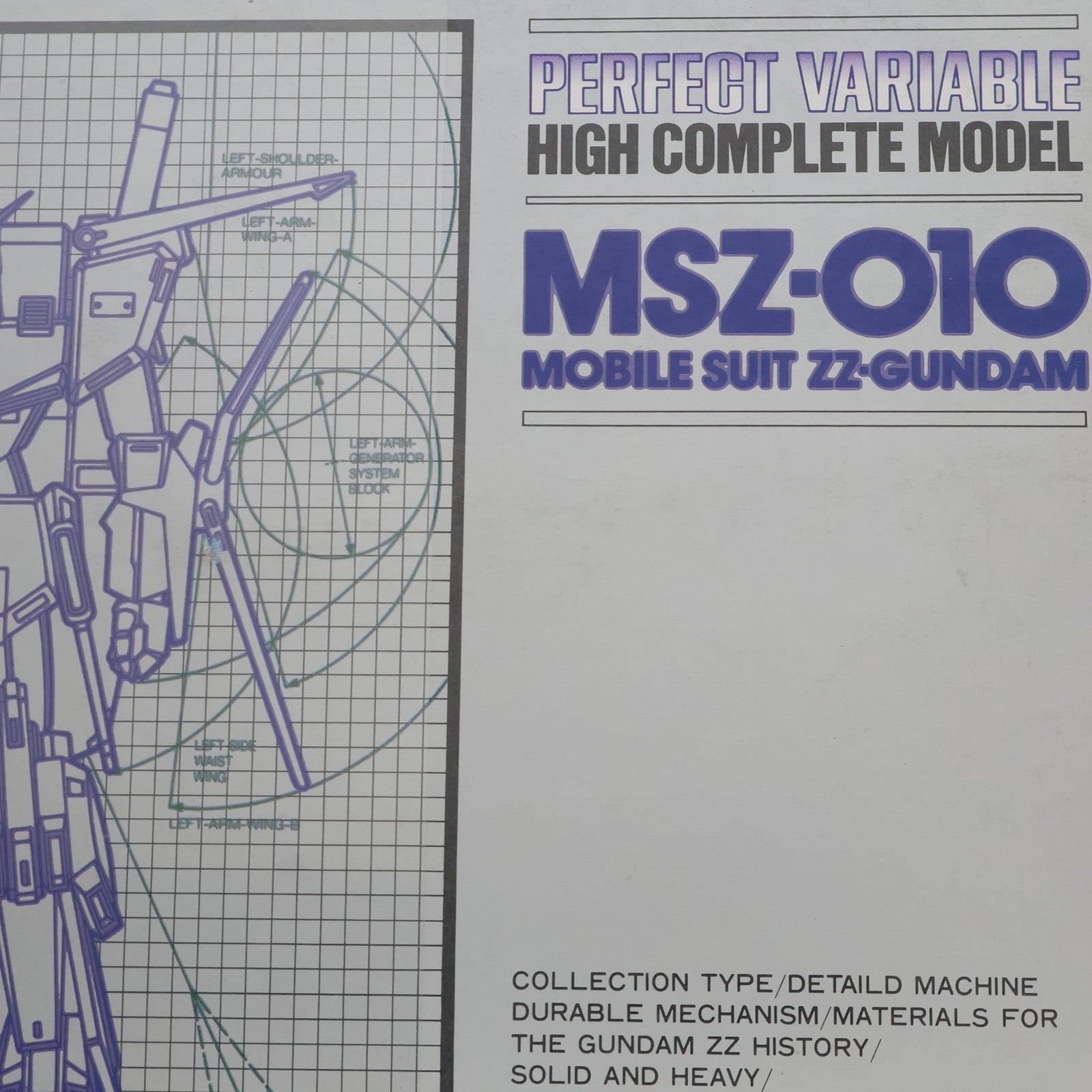 【中古即納】[FIG] HCM-24 MSZ-010 ダブルゼータガンダム 機動戦士ガンダムZZ 1/144 完成品 可動フィギュア バンダイ(19991231)