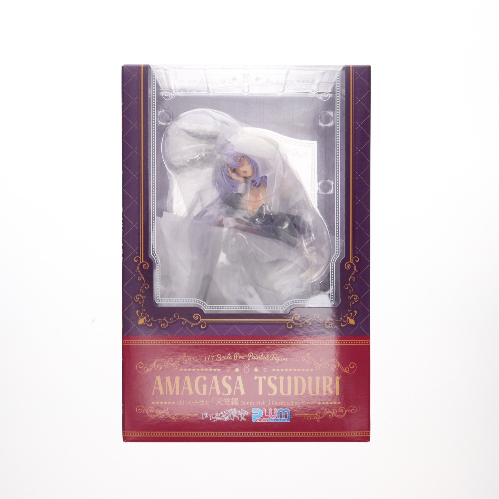 【中古即納】[FIG] 天笠綴(あまがさつづり) Bunny Style Illustrated by ピロ水 はにかみ彼女 1/7 完成品 フィギュア PLUM(プラム)(20240331)