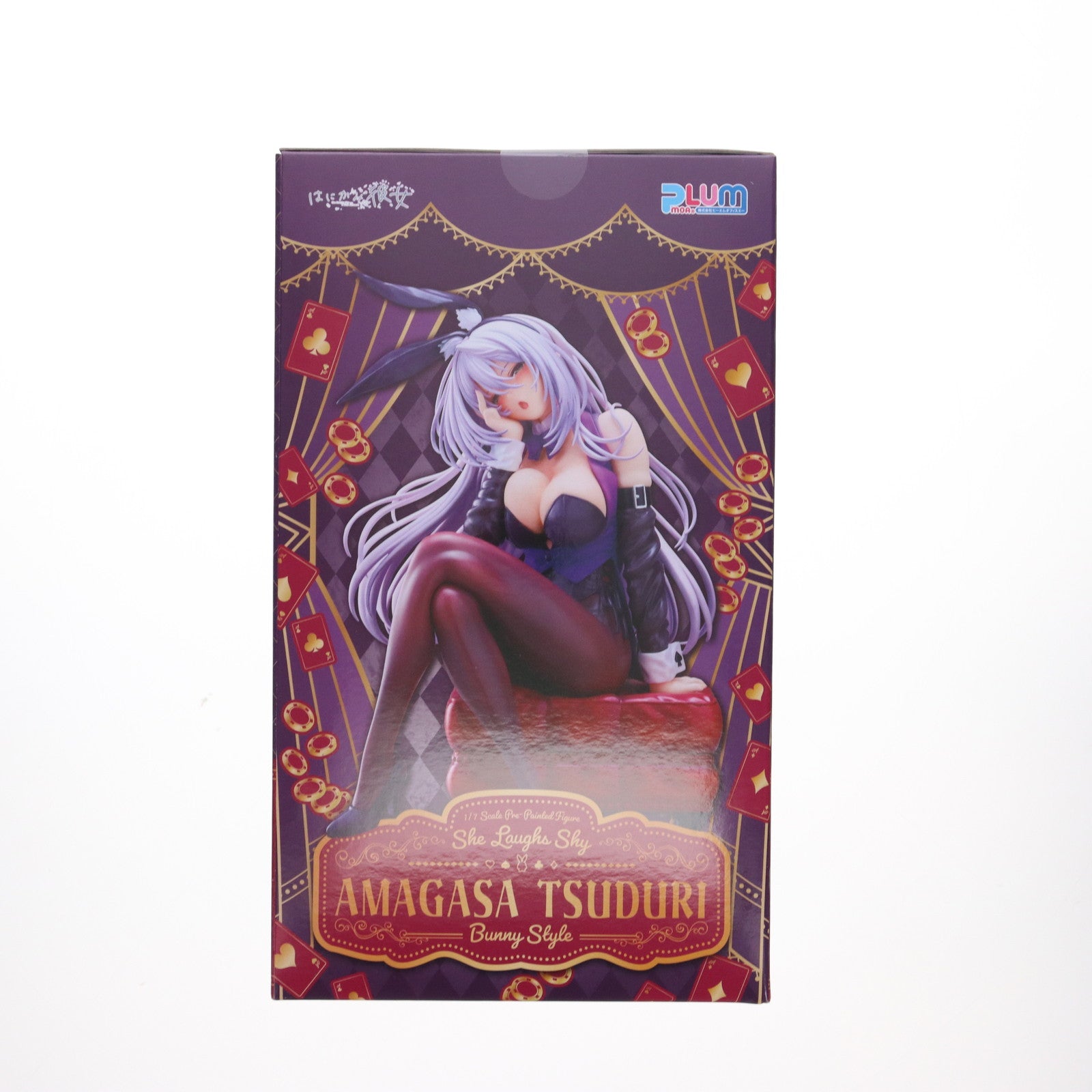 【中古即納】[FIG] 天笠綴(あまがさつづり) Bunny Style Illustrated by ピロ水 はにかみ彼女 1/7 完成品 フィギュア PLUM(プラム)(20240331)