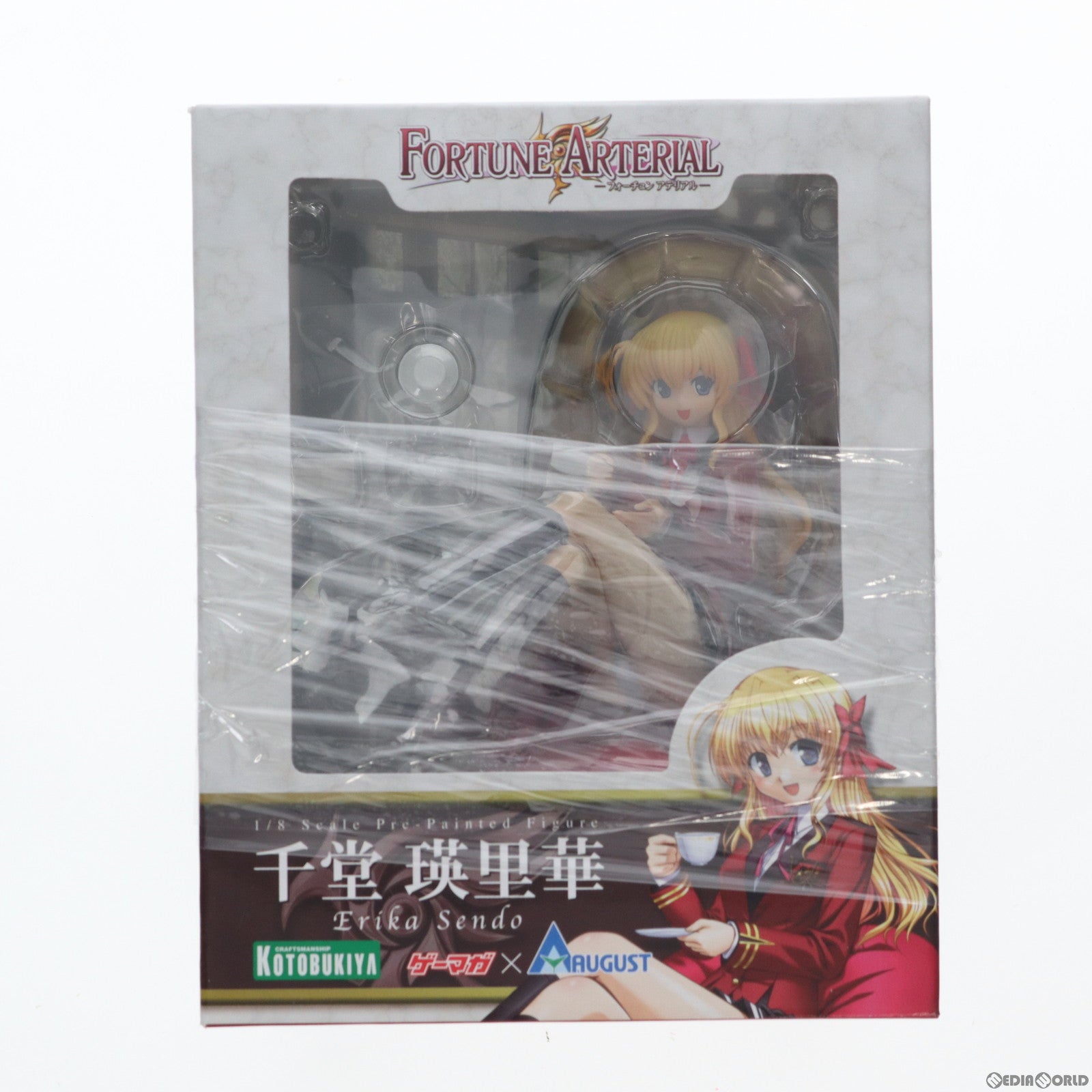 【中古即納】[FIG] 特典なし 千堂瑛里華(せんどうえりか) FORTUNE ARTERIAL(フォーチュン アテリアル) 1/8 完成品 フィギュア ゲーマガ誌上通販&SBCr shop&コトブキヤショップ限定 コトブキヤ(20080630)