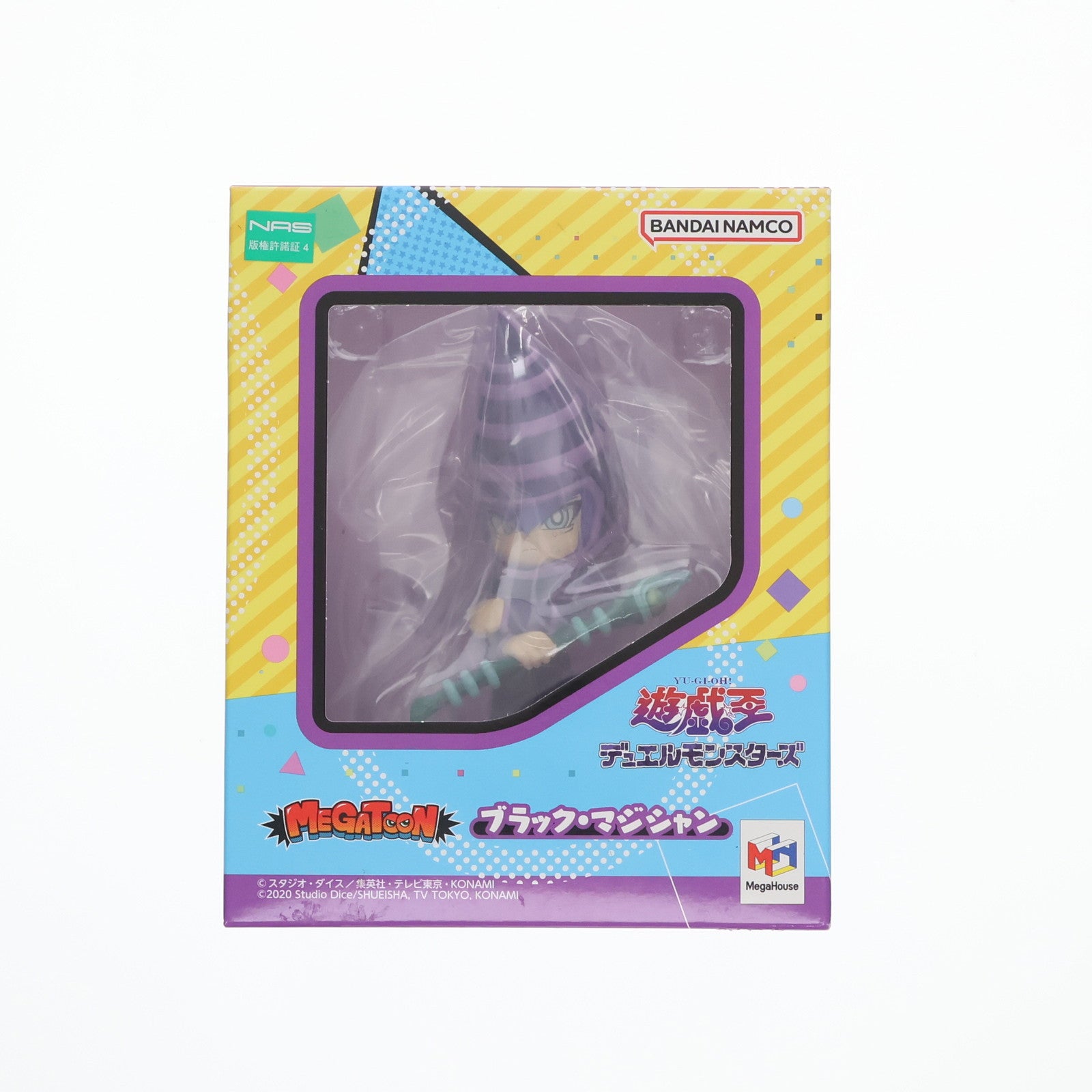 【中古即納】[FIG] MEGATOON(メガトゥーン) ブラック・マジシャン 遊☆戯☆王デュエルモンスターズ 完成品 フィギュア メガハウス(20240930)