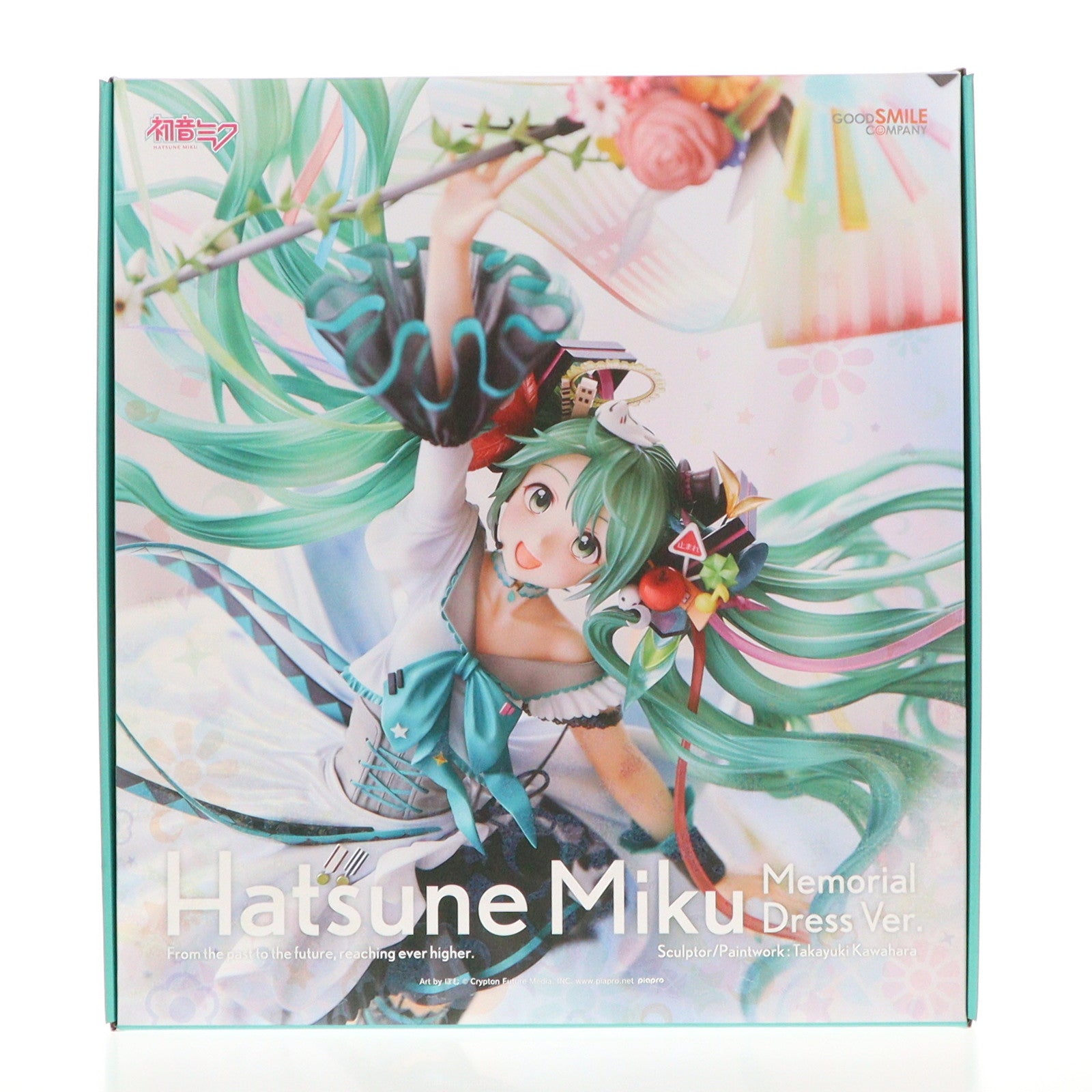 【中古即納】[FIG] GOODSMILE ONLINE SHOP限定特典付属 初音ミク Memorial Dress Ver. キャラクター・ボーカル・シリーズ01 初音ミク 1/7 完成品 フィギュア グッドスマイルカンパニー(20211022)