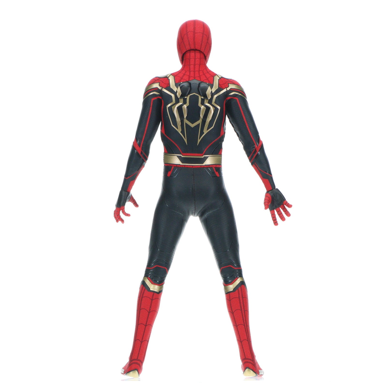 【中古即納】[FIG] ムービー・マスターピース スパイダーマン(インテグレーテッドスーツ版/ボーナスアクセサリー付き) スパイダーマン:ノー・ウェイ・ホーム 1/6 完成品 アクションフィギュア(MMS624) ホットトイズ(20230630)