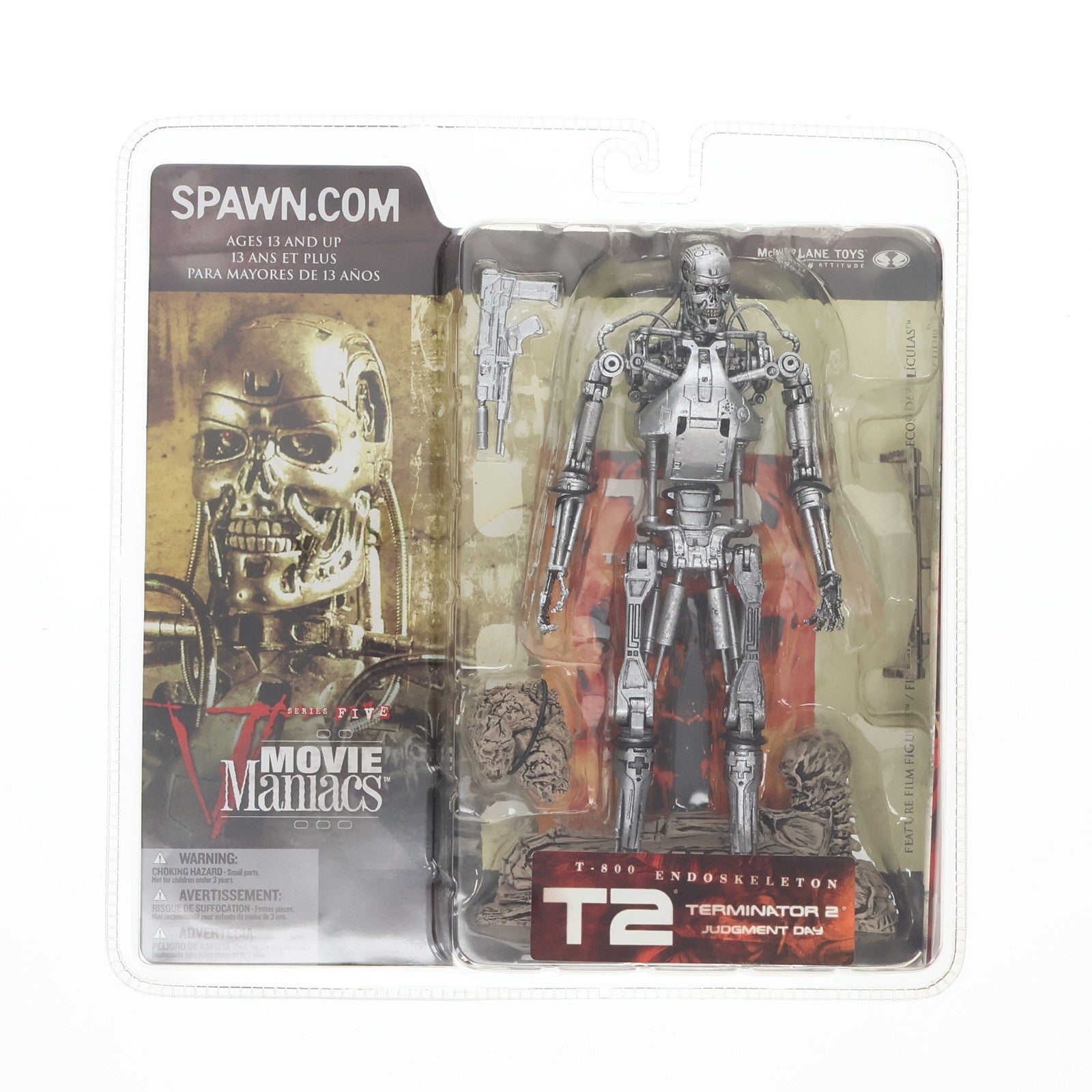 【中古即納】[FIG] ムービーマニアックス5 T-800 ENDOSKELETON(エンドスケルトン) ターミネーター2 アクションフィギュア マクファーレン・トイズ(20021231)