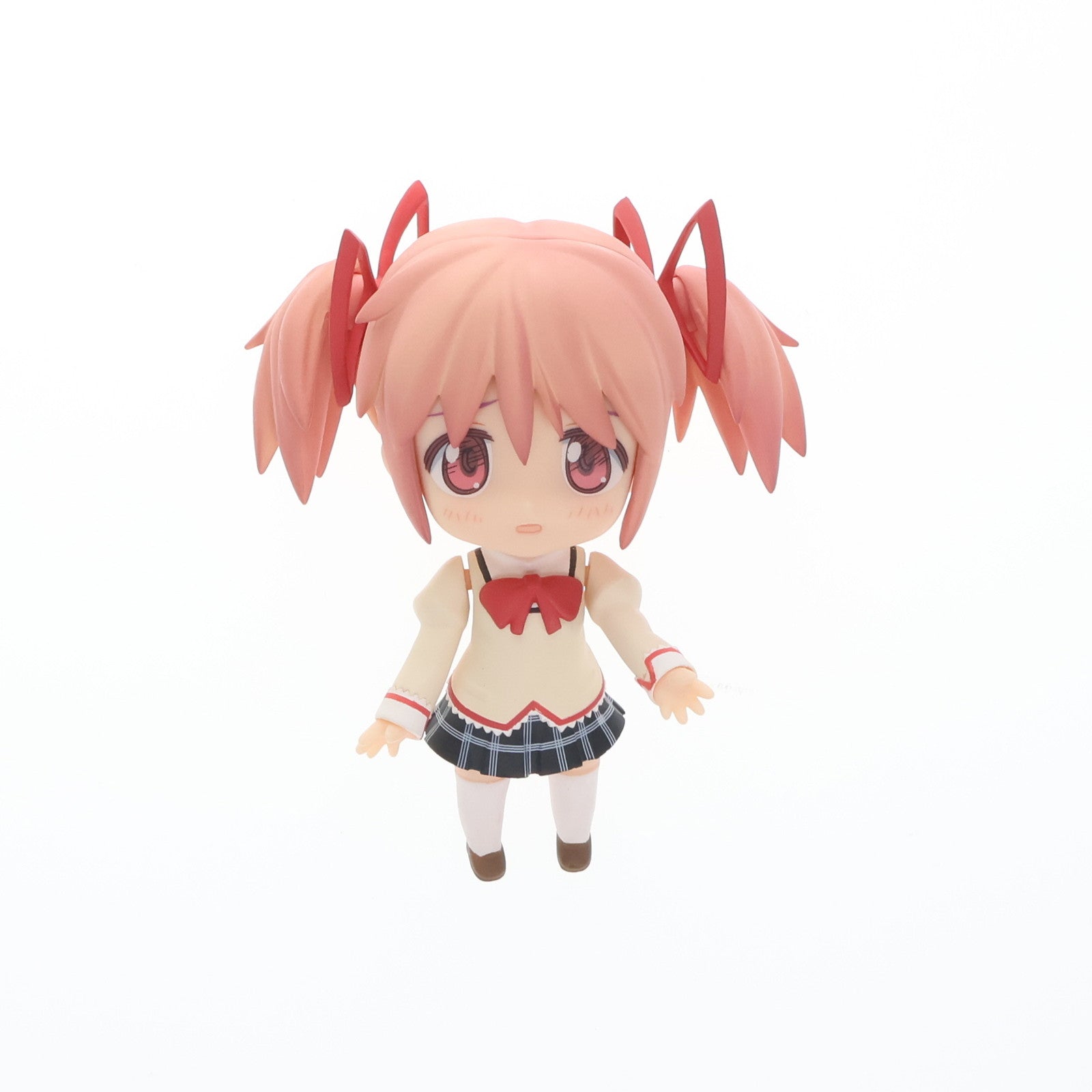 【中古即納】[FIG] ねんどろいど 175 鹿目まどか(かなめまどか) 制服Ver. 魔法少女まどか☆マギカ 完成品 可動フィギュア ワンフェス2011夏&GOODSMILE ONLINE限定 グッドスマイルカンパニー(20110724)