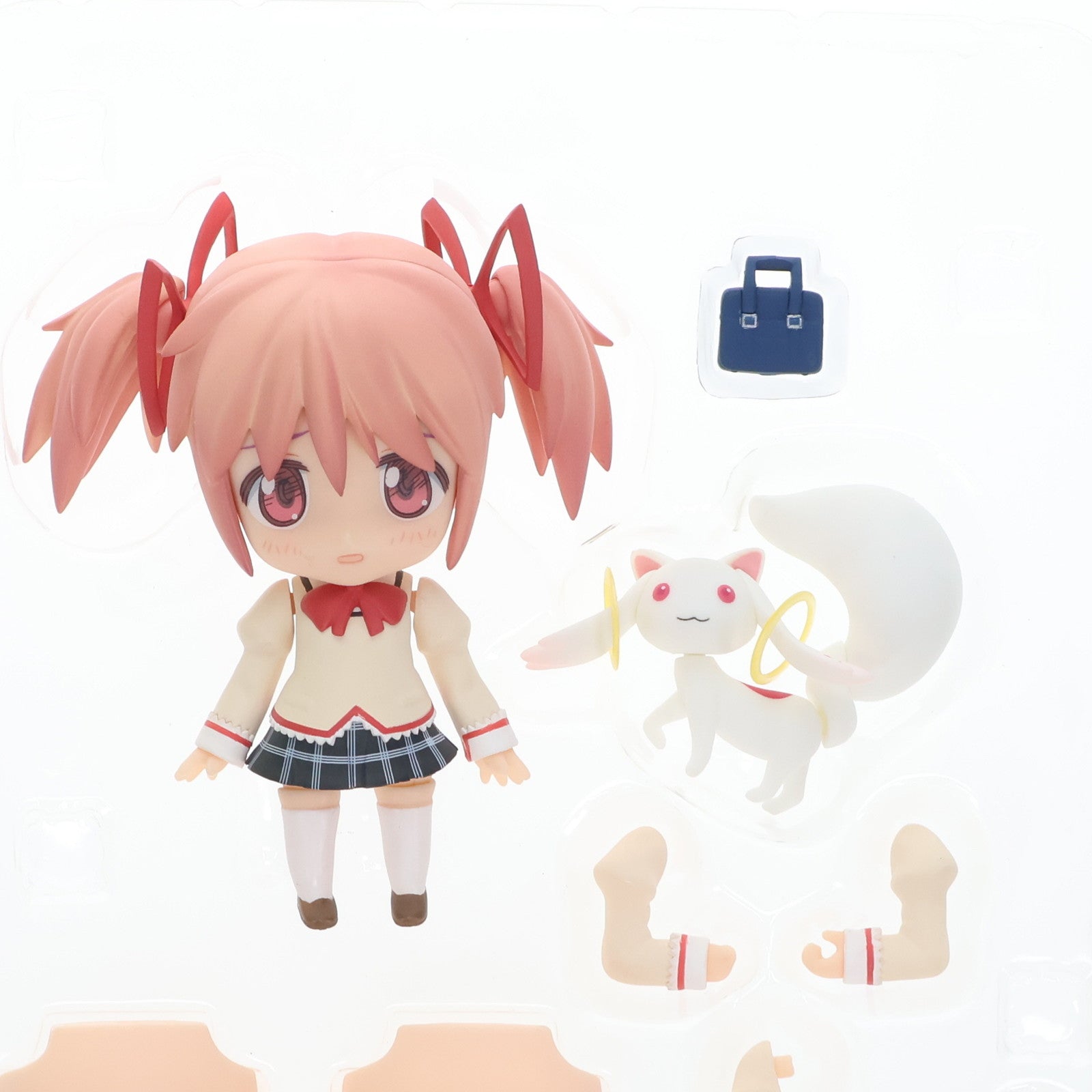 【中古即納】[FIG] ねんどろいど 175 鹿目まどか(かなめまどか) 制服Ver. 魔法少女まどか☆マギカ 完成品 可動フィギュア ワンフェス2011夏&GOODSMILE ONLINE限定 グッドスマイルカンパニー(20110724)