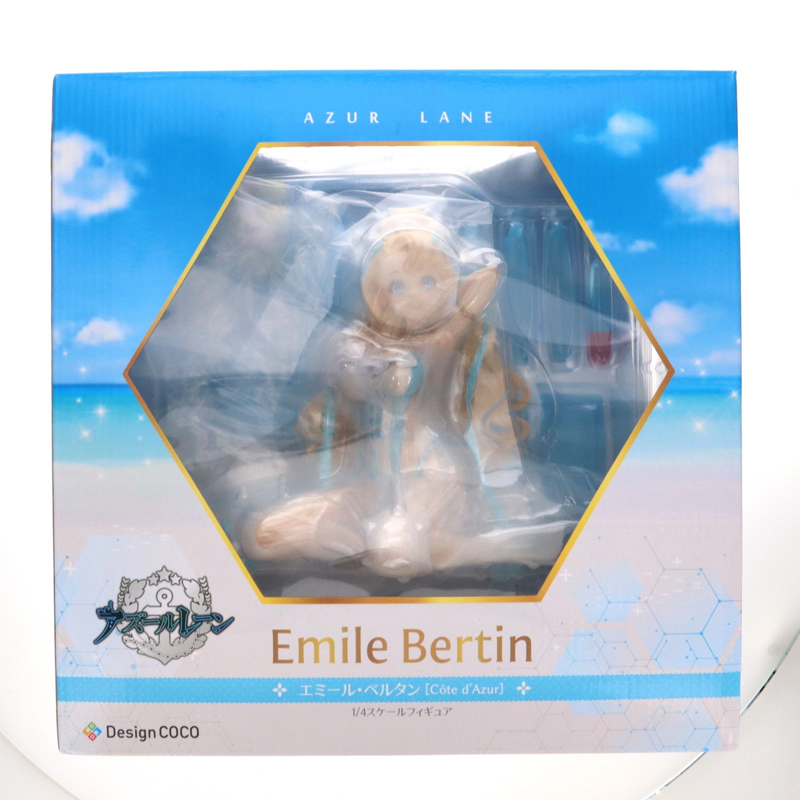 【中古即納】[FIG] エミール・ベルタン 水着スキン [コート・ダジュール] アズールレーン 1/4 完成品 フィギュア デザインココ(20241031)