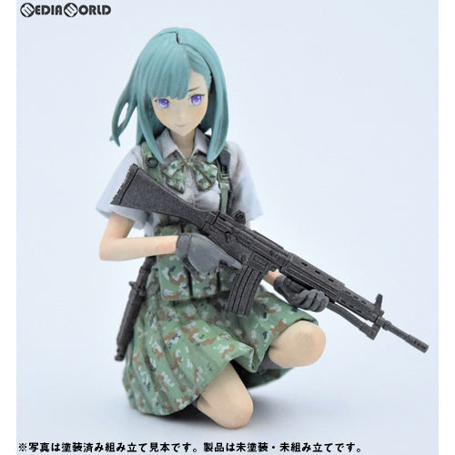 【中古即納】[FIG] LittleArmory(リトルアーモリー) 豊崎恵那(キャラクターヘッドバージョン)(とよさきえな) 1/35 未塗装組み立て式レジンキット フィギュア モデリウム/TOMYTEC(トミーテック)(20190320)