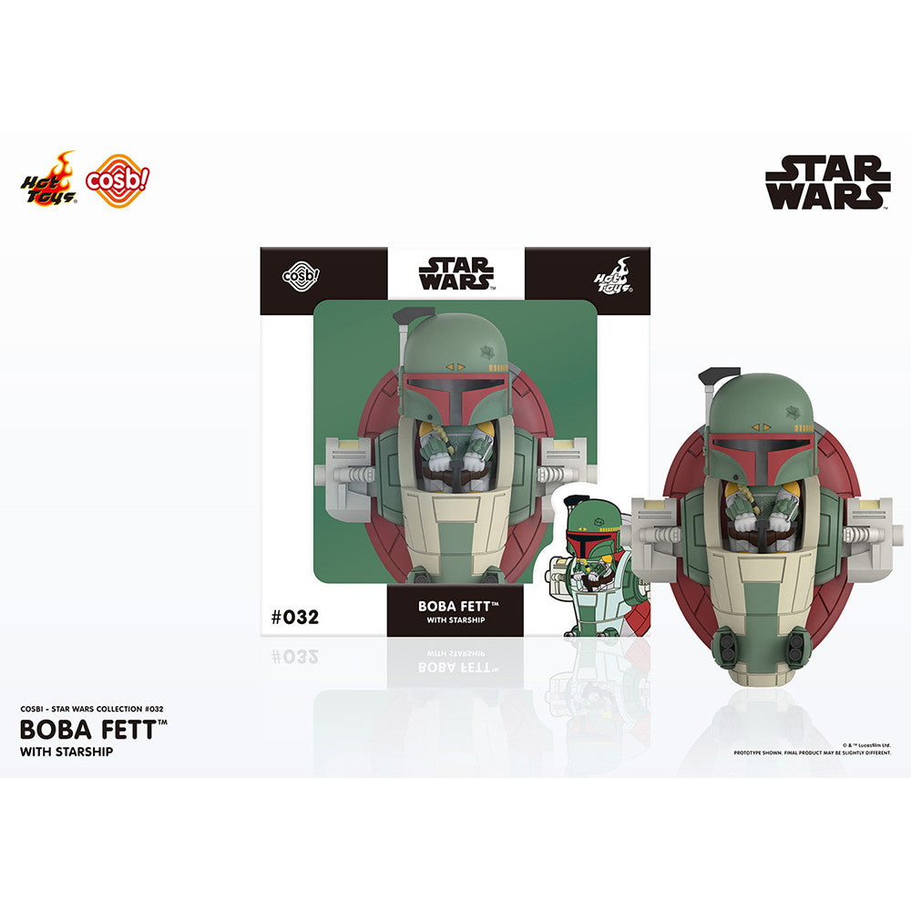 【中古即納】[FIG] Cosbi(コスビ) スター・ウォーズ・コレクション #032 ボバ・フェット&宇宙船[映画『スター・ウォーズ』] STAR WARS 完成品 フィギュア(CBX-SW#032) ホットトイズ(20241031)