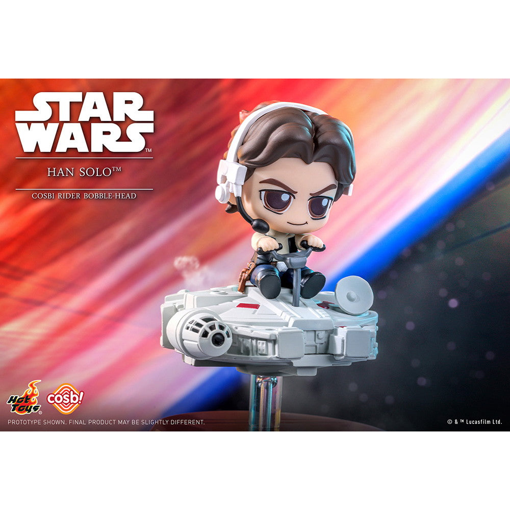 【中古即納】[FIG] Cosbi(コスビ) スター・ウォーズ・コレクション #039 ハン・ソロ&ミレニアム・ファルコン[映画『スター・ウォーズ』] STAR WARS 完成品 フィギュア(CBX-SW#039) ホットトイズ(20241031)
