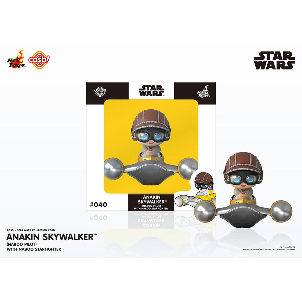 【中古即納】[FIG] Cosbi(コスビ) スター・ウォーズ・コレクション #040 アナキン・スカイウォーカー(ナブー・パイロット)&ナブー・スターファイター[映画『スター・ウォーズ』] STAR WARS 完成品 フィギュア(CBX-SW#040) ホットトイズ(20241031)