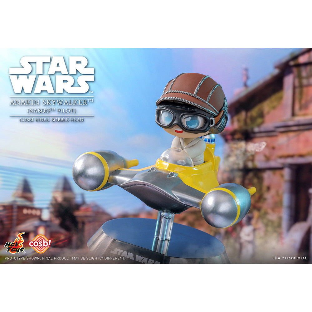 【中古即納】[FIG] Cosbi(コスビ) スター・ウォーズ・コレクション #040 アナキン・スカイウォーカー(ナブー・パイロット)&ナブー・スターファイター[映画『スター・ウォーズ』] STAR WARS 完成品 フィギュア(CBX-SW#040) ホットトイズ(20241031)