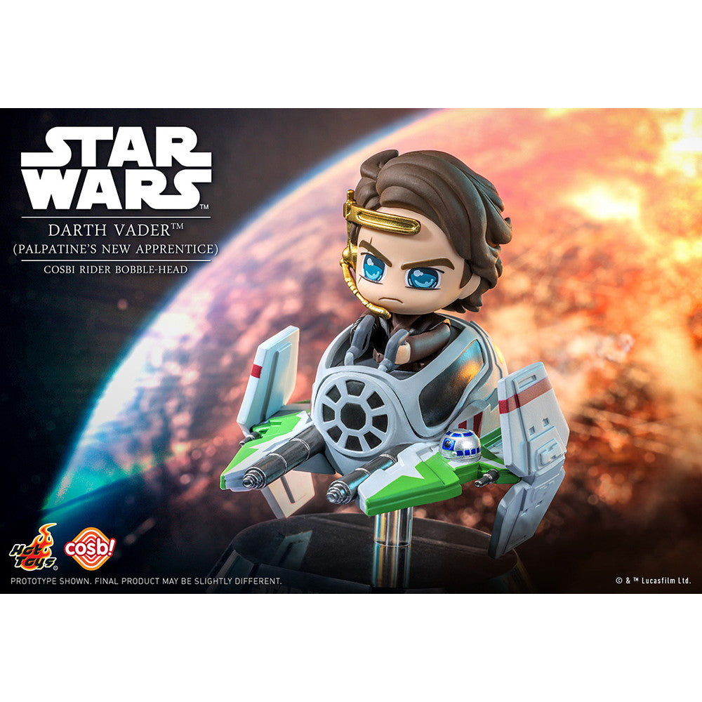 【中古即納】[FIG] Cosbi(コスビ) スター・ウォーズ・コレクション #038 ダース・ベイダー(パルパティーンのアプレンティス)&ジェダイ・スターファイター[映画『スター・ウォーズ』] STAR WARS 完成品 フィギュア(CBX-SW#038) ホットトイズ(20241031)