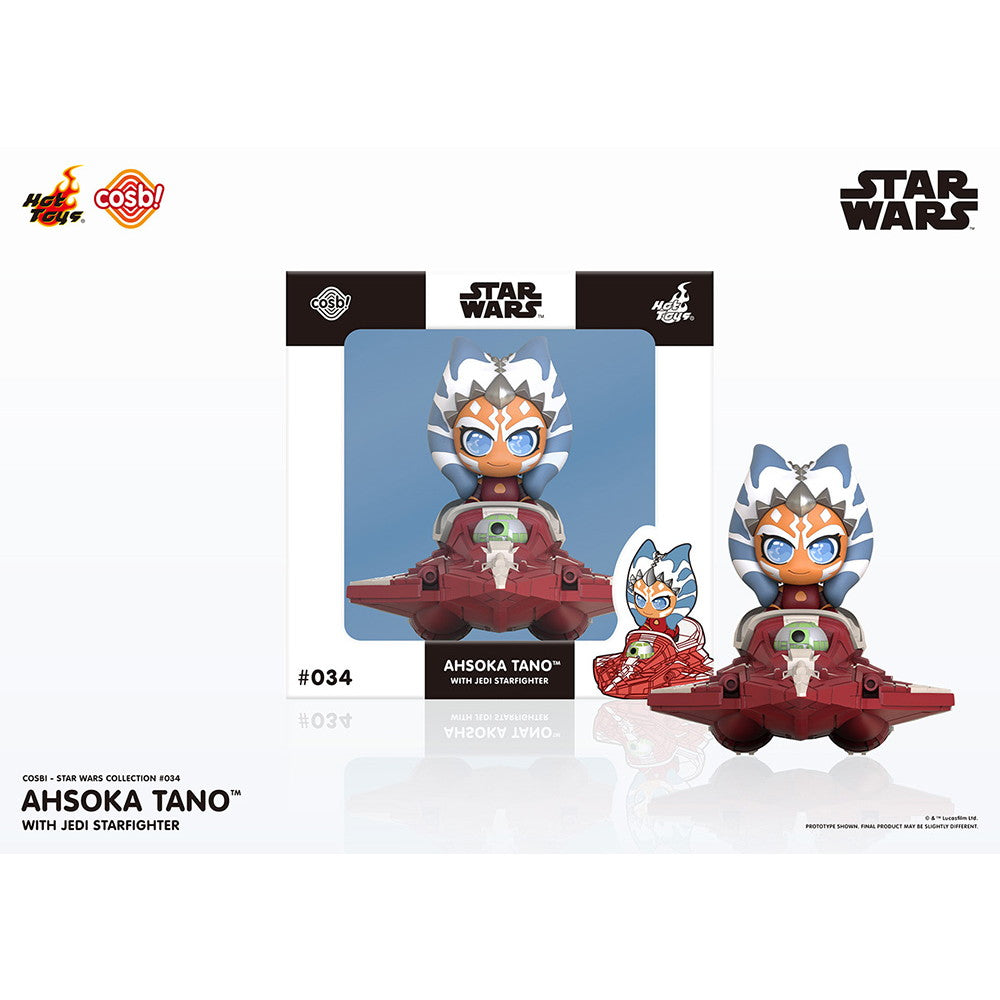 【中古即納】[FIG] Cosbi(コスビ) スター・ウォーズ・コレクション #034 アソーカ・タノ&ジェダイ・スターファイター[アニメ『スター・ウォーズ:クローン・ウォーズ』] STAR WARS 完成品 フィギュア(CBX-SW#034) ホットトイズ(20241031)