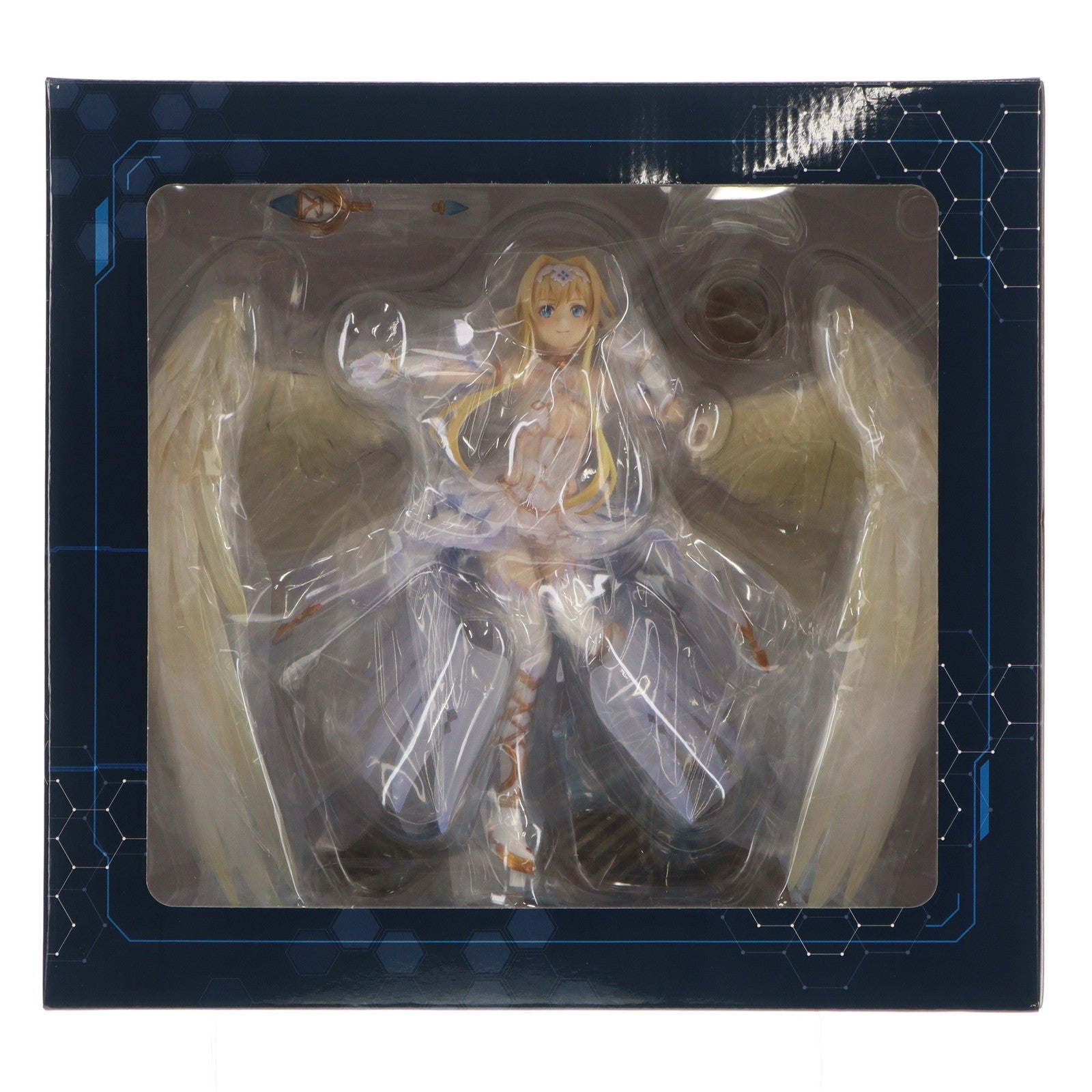 【中古即納】[FIG] 2種同時購入特典付属 eStream Store限定 SHIBUYA SCRAMBLE FIGURE アリス -光輝の天使Ver-&アスナ -癒しの天使Ver- 2種セット ソードアート・オンライン アリシゼーション 1/7 完成品 フィギュア eStream/アルファサテライト(20210331)