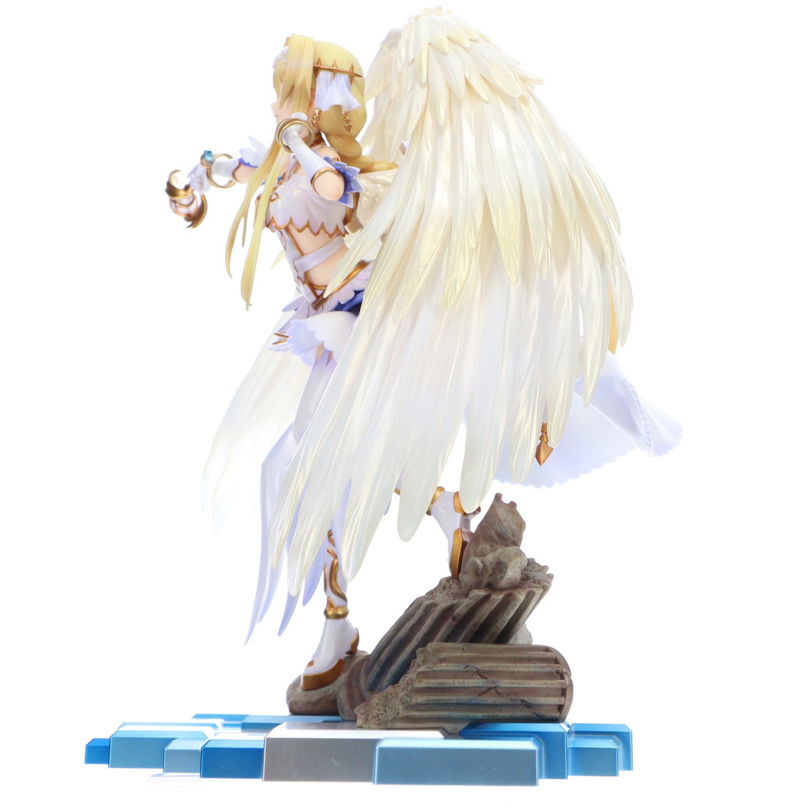 【中古即納】[FIG] 2種同時購入特典付属 eStream Store限定 SHIBUYA SCRAMBLE FIGURE アリス -光輝の天使Ver-&アスナ -癒しの天使Ver- 2種セット ソードアート・オンライン アリシゼーション 1/7 完成品 フィギュア eStream/アルファサテライト(20210331)