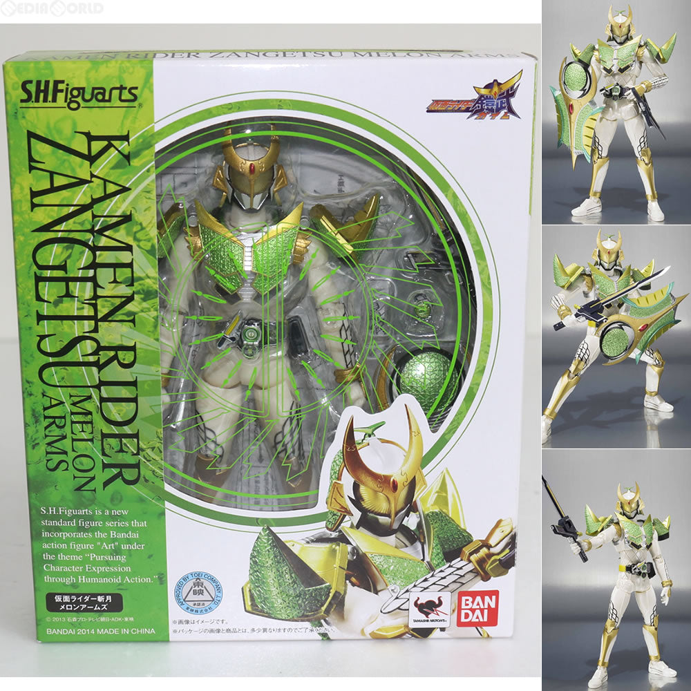 【中古即納】[FIG] S.H.Figuarts(フィギュアーツ) 仮面ライダー斬月 メロンアームズ 仮面ライダー鎧武 完成品 可動フィギュア バンダイ(20140621)