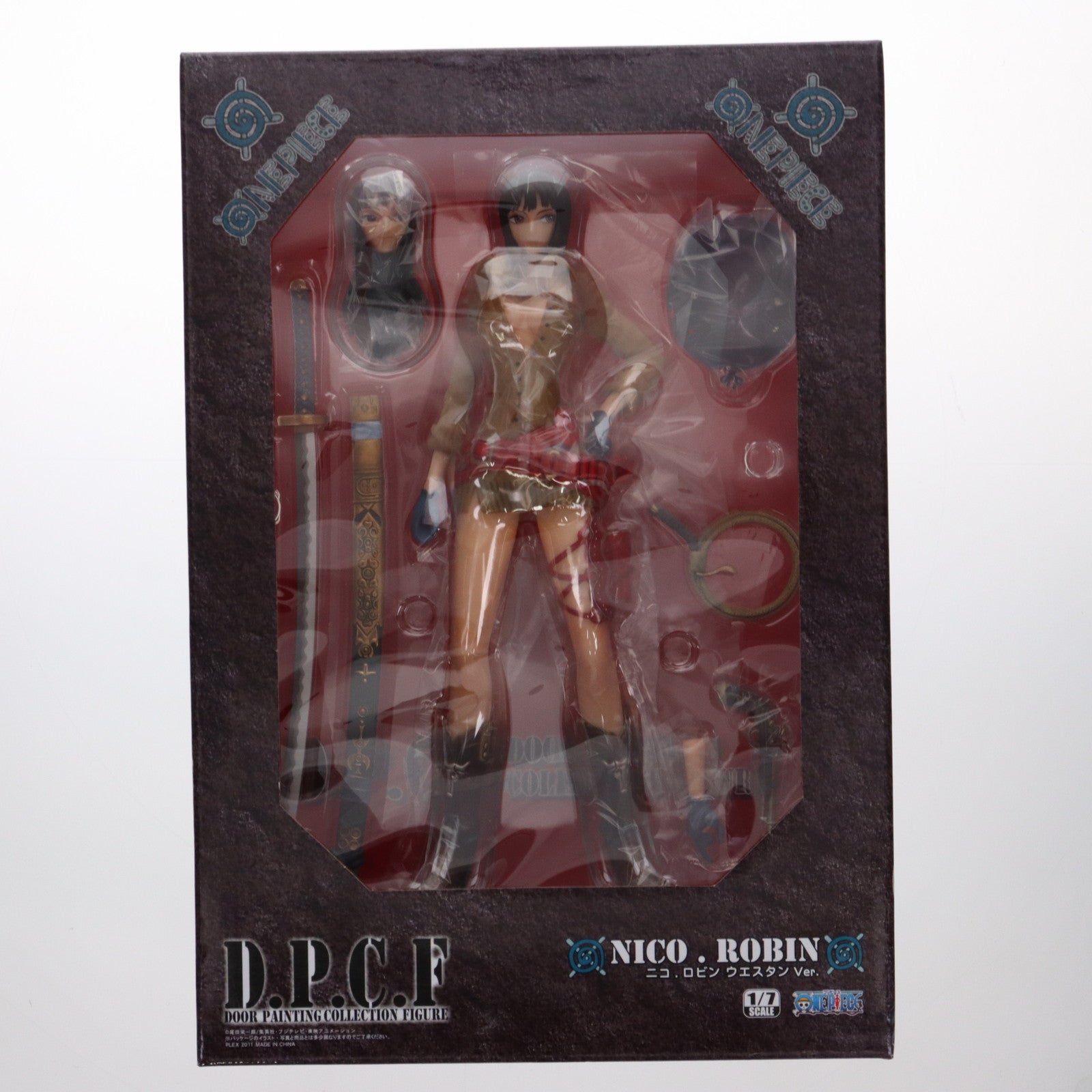 【中古即納】[FIG] D.P.C.F ニコ・ロビン ウエスタンver. ONE PIECE(ワンピース) 1/7 完成品 フィギュア プレックス(20111101)