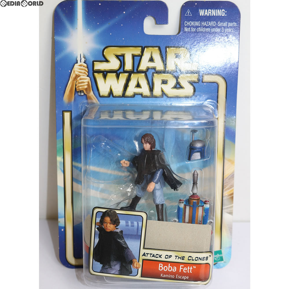 【中古即納】[FIG] スター・ウォーズ ベーシックフィギュア ボバ・フェット STAR WARS エピソード2/クローンの攻撃 完成品 可動フィギュア(84863) トミー(20020410)