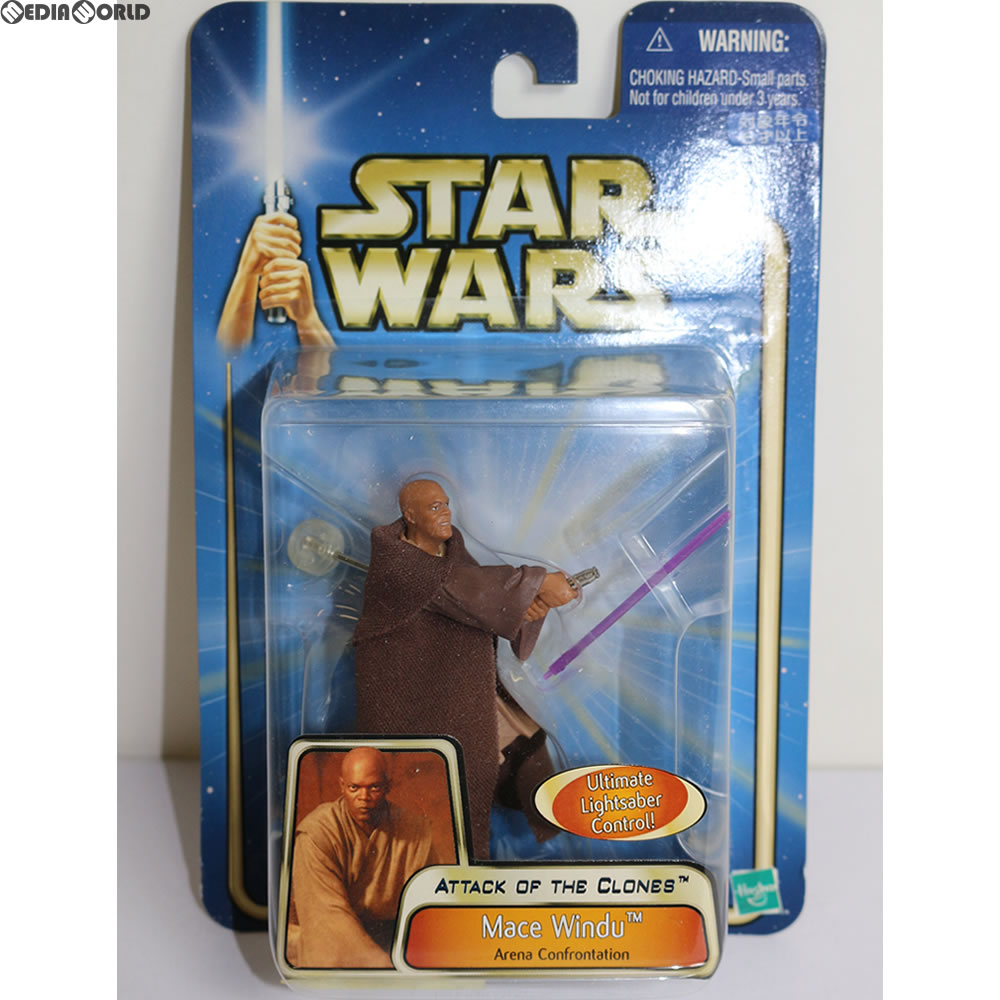 【中古即納】[FIG] スター・ウォーズ ベーシックフィギュア メイス・ウィンドウ アリーナ コンフロンテーション バージョン STAR WARS エピソード2(84918) トミー(20021231)