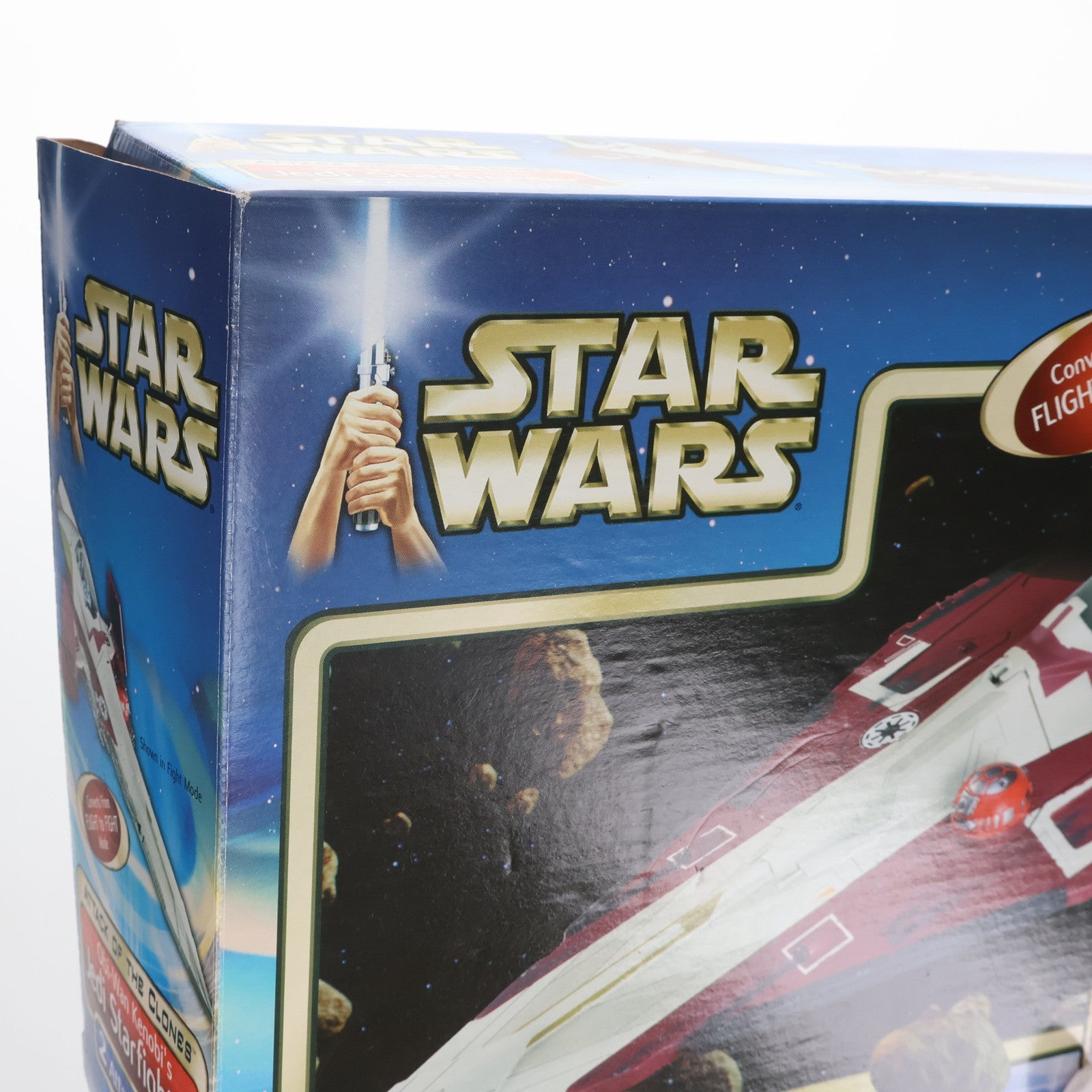 【中古即納】[FIG] ジェダイ・スターファイター STAR WARS(スター・ウォーズ) エピソード2/クローンの攻撃 可動フィギュア(84869) トミー(20021231)