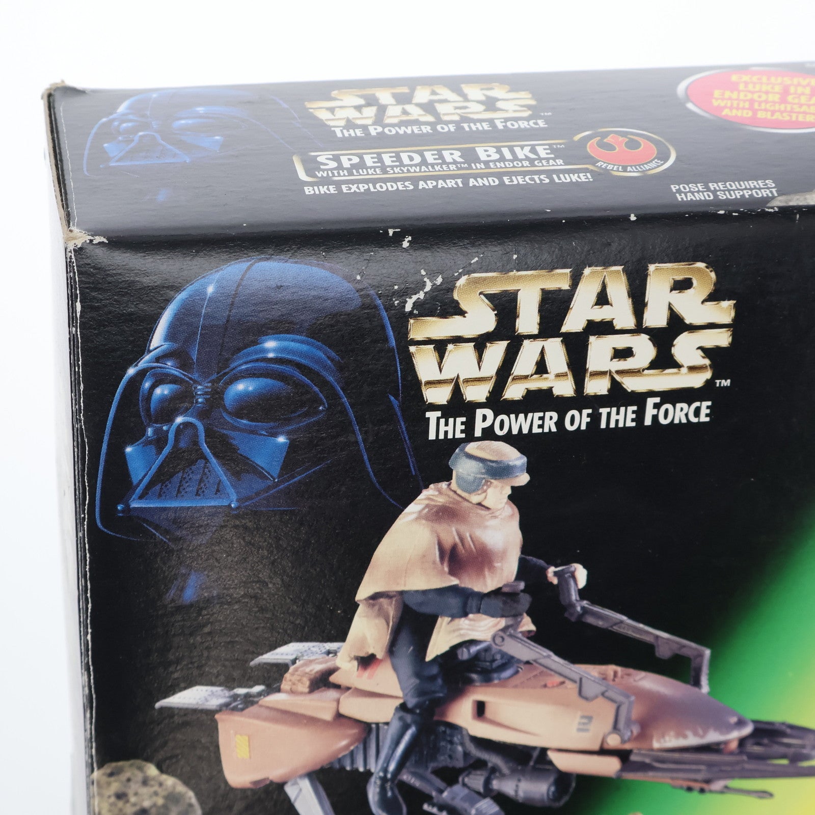 【中古即納】[FIG] スター・ウォーズ フィギュア スピーダーバイク with ルーク スターウォーズ パワー・オブ・ザ・フォース STAR WARS 完成品 可動フィギュア ハズブロ(19981231)