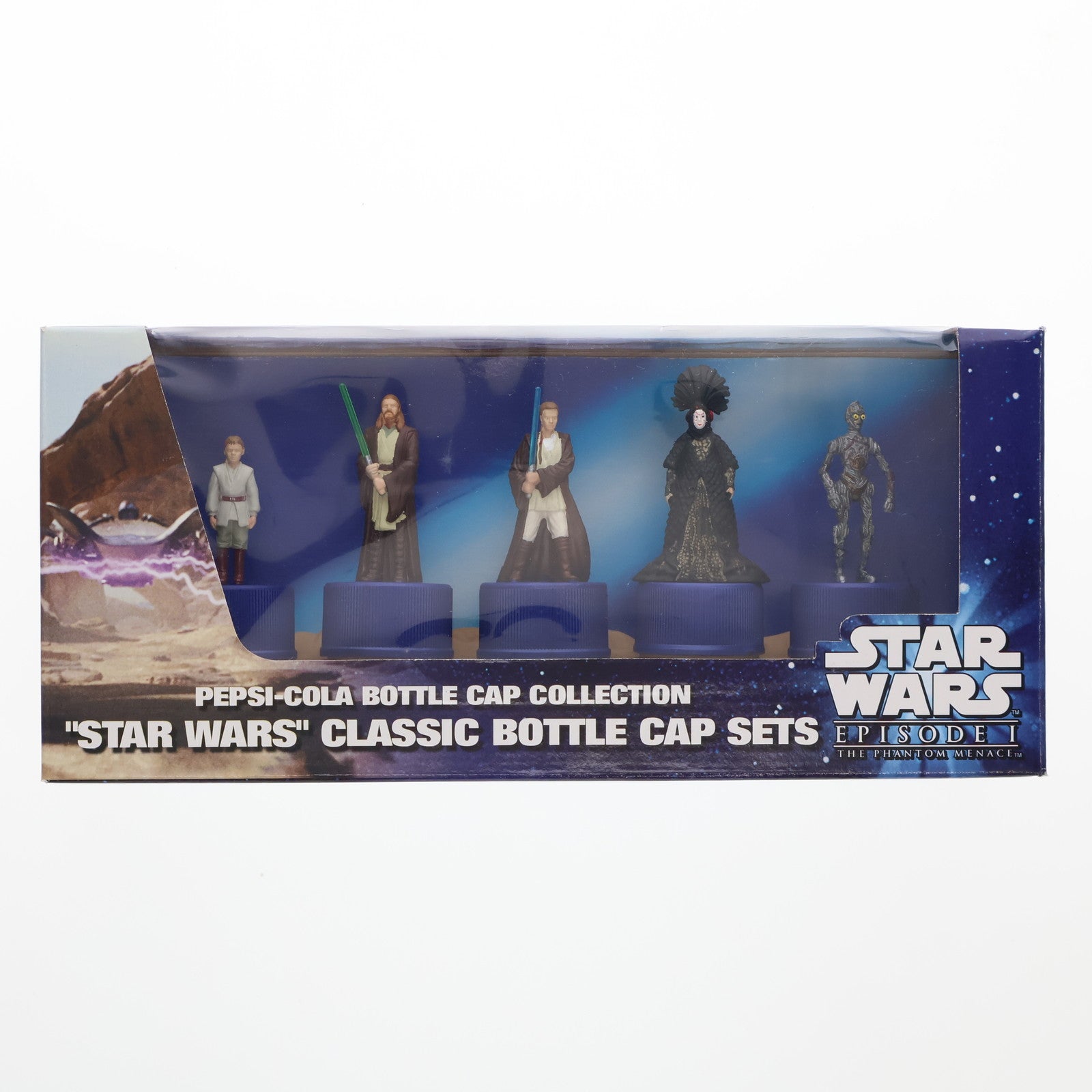 【中古即納】[FIG] ペプシコーラ ボトルキャップコレクション STAR WARS CLASSIC BOTTLE CAP SET(スター・ウォーズ クラシックボトルキャップセット) No.7 STAR WARS(スター・ウォーズ) エピソード1/ファントム・メナス 完成品 フィギュア ペプシ(20020730)