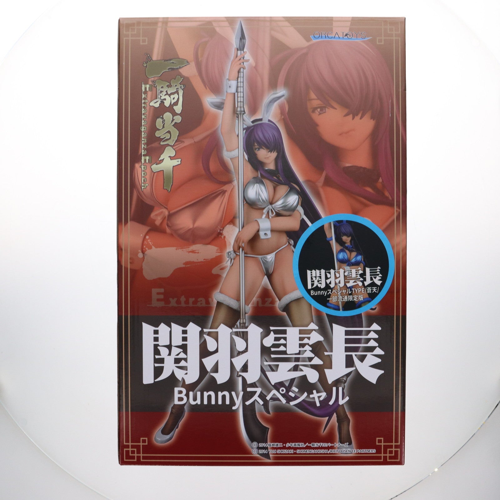 【中古即納】[FIG] 関羽雲長(かんううんちょう) BunnyスペシャルTYPE 蒼天 一部流通限定版 一騎当千 Extravaganza Epoch 1/6 完成品 フィギュア オルカトイズ(20180815)